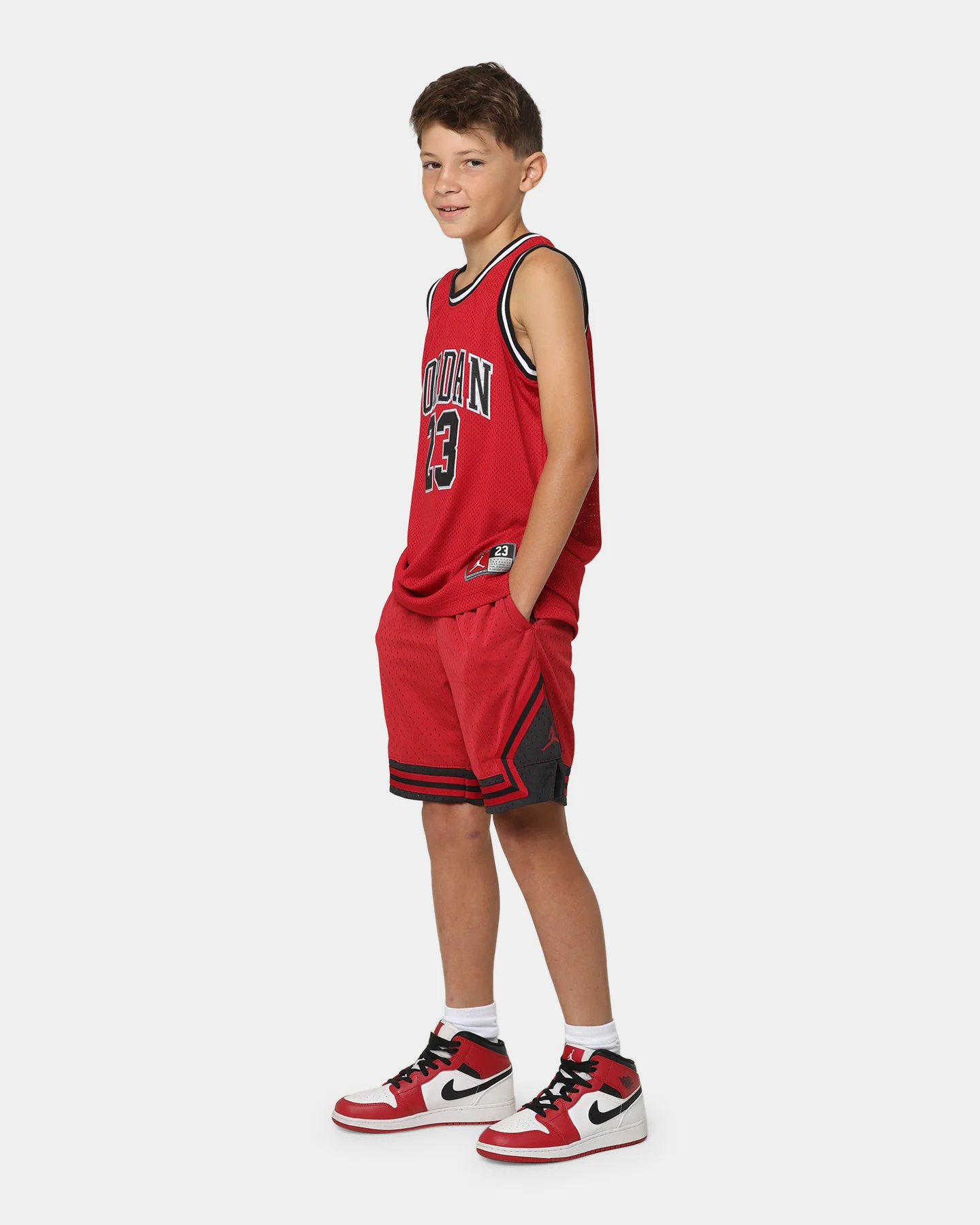Jordan Kid's Jordan 23 Jersey Gym Red - Image 3