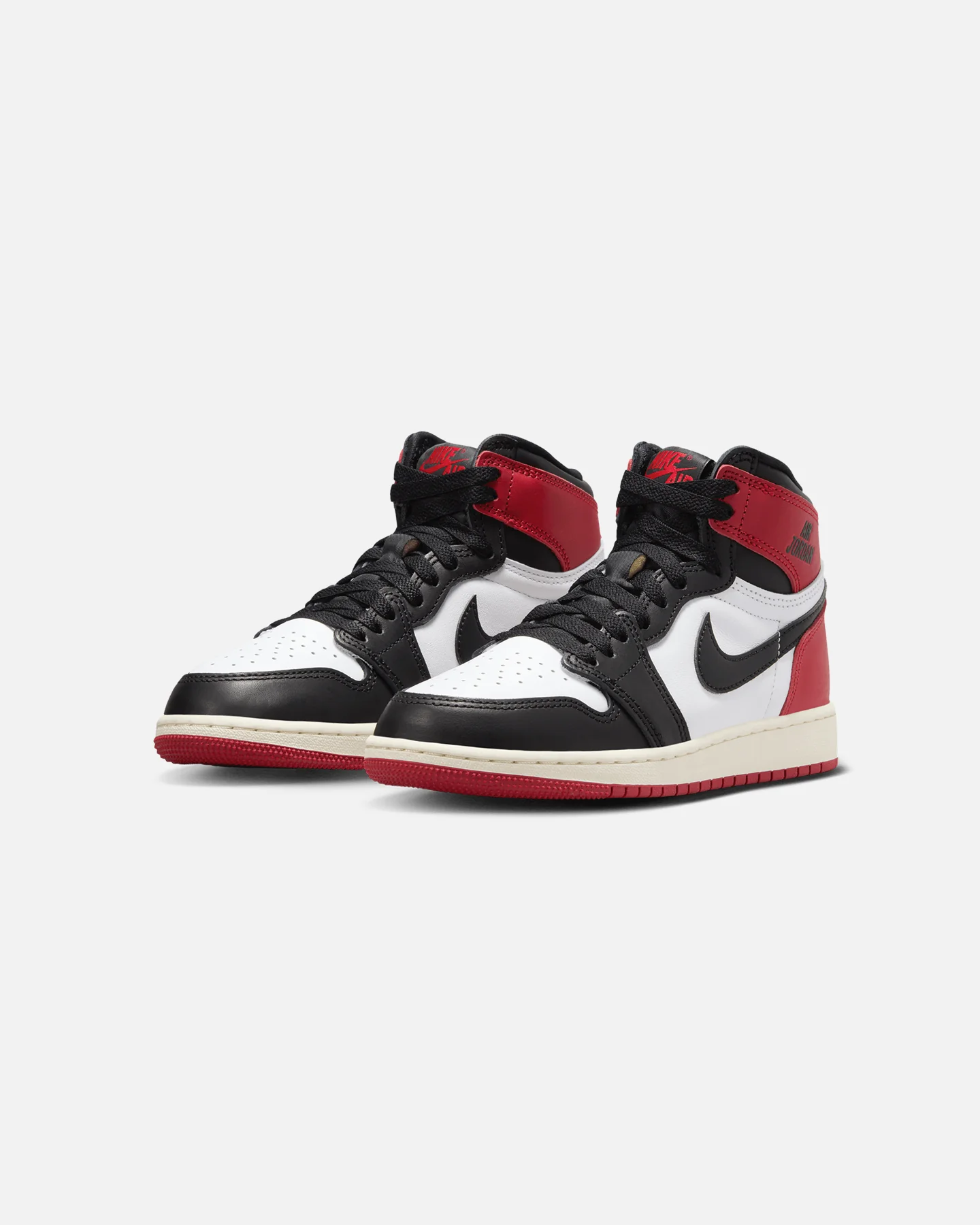 Jordan Kids' Air Jordan 1 High OG "Reimagined" (GS) White/Black-Varisty Red - Image 2