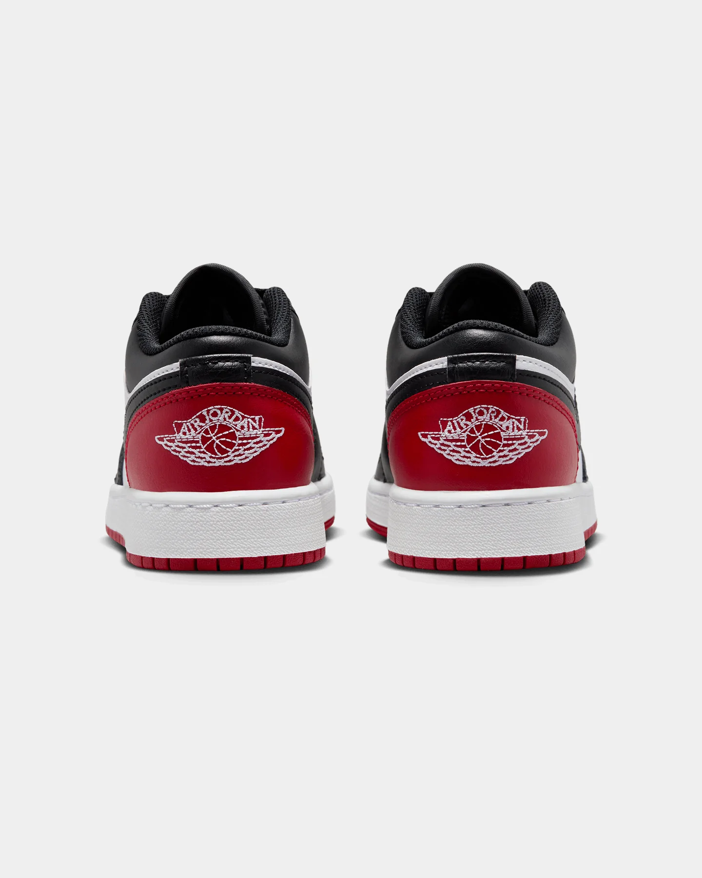 Jordan Kids' Air Jordan 1 Low BG "Bred Toe" White/Black - Image 3