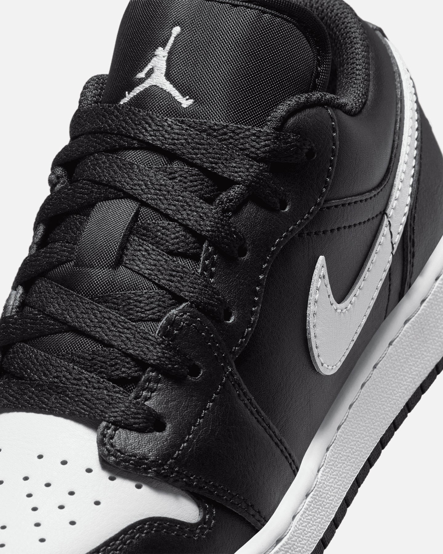 Jordan Kids' Air Jordan 1 Low (GS) Black/White - Image 6