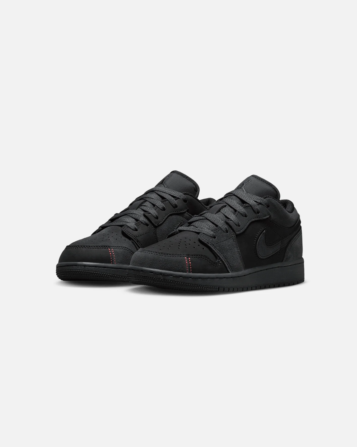 Jordan Kids' Air Jordan 1 Low SE Craft (GS) Dark Smoke Grey/Black - Image 2