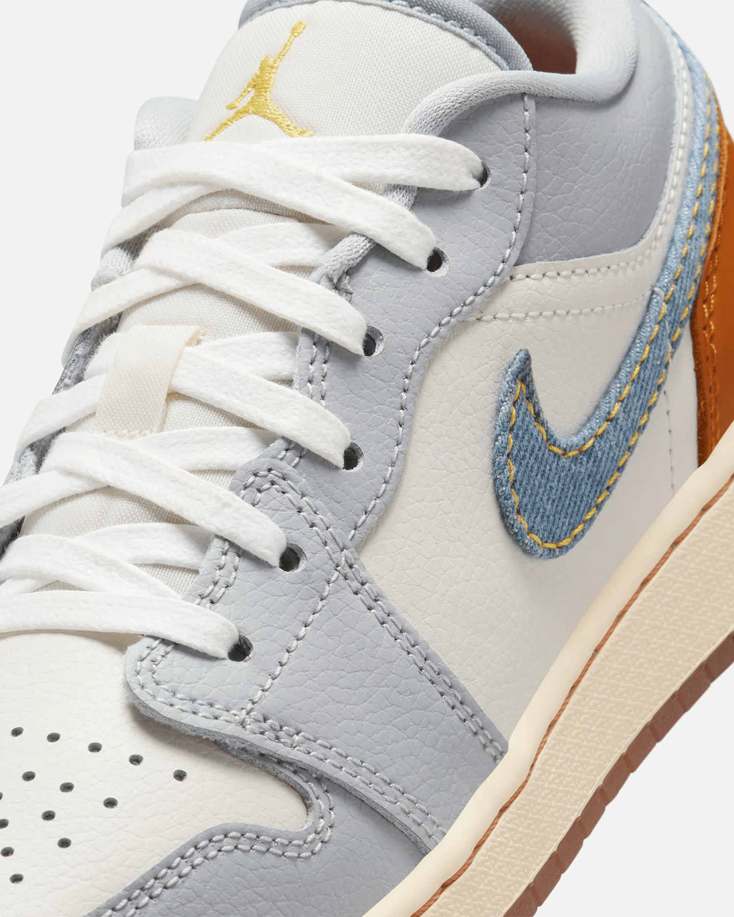 Jordan Kids' Air Jordan 1 Low SE (GS) Blue - Image 6