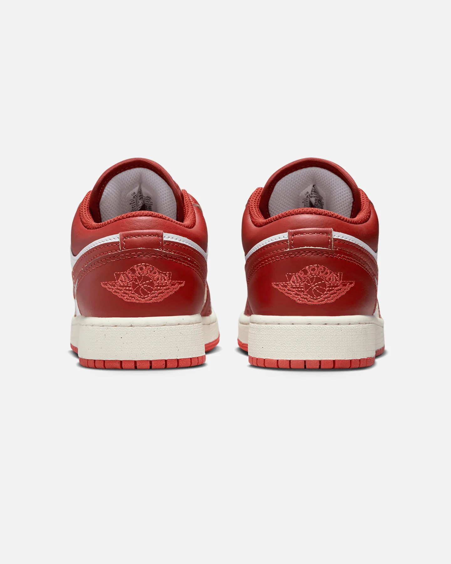 Jordan Kids' Air Jordan 1 Low SE (GS) White/Dune Red - Image 3