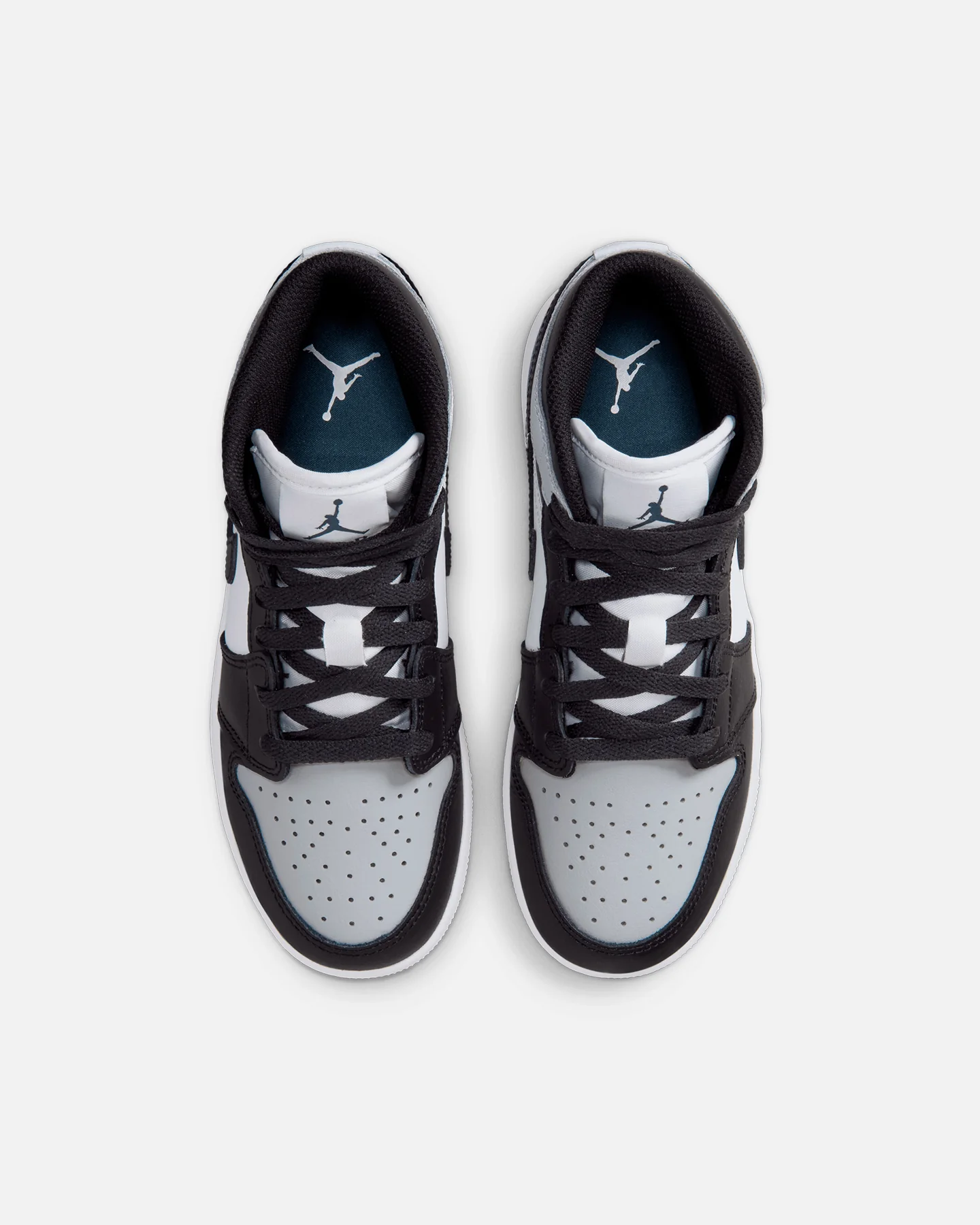 Jordan Kids' Air Jordan 1 Mid (GS) Blue/White - Image 7