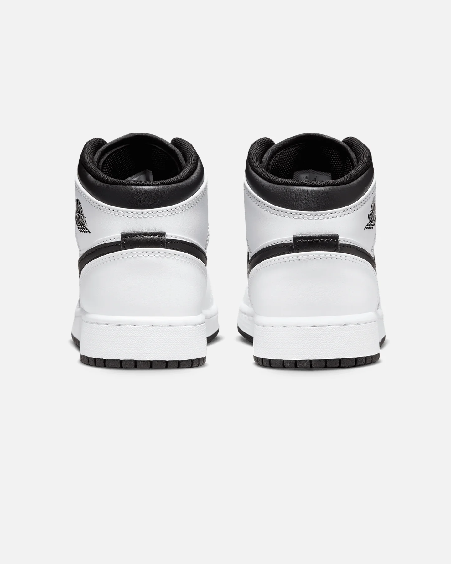 Jordan Kids' Air Jordan 1 Mid (GS) White/Black - Image 3