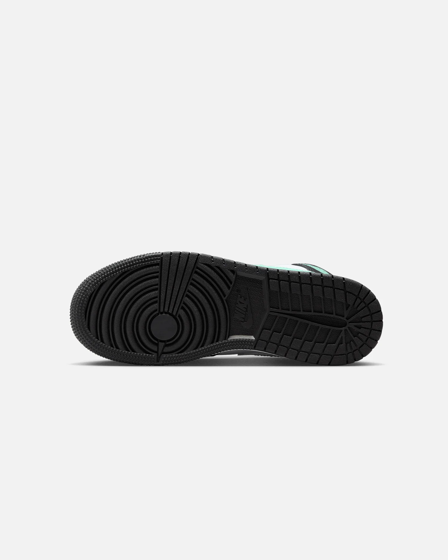 Jordan Kids' Air Jordan 1 Mid (GS) White/Green Glow - Image 5