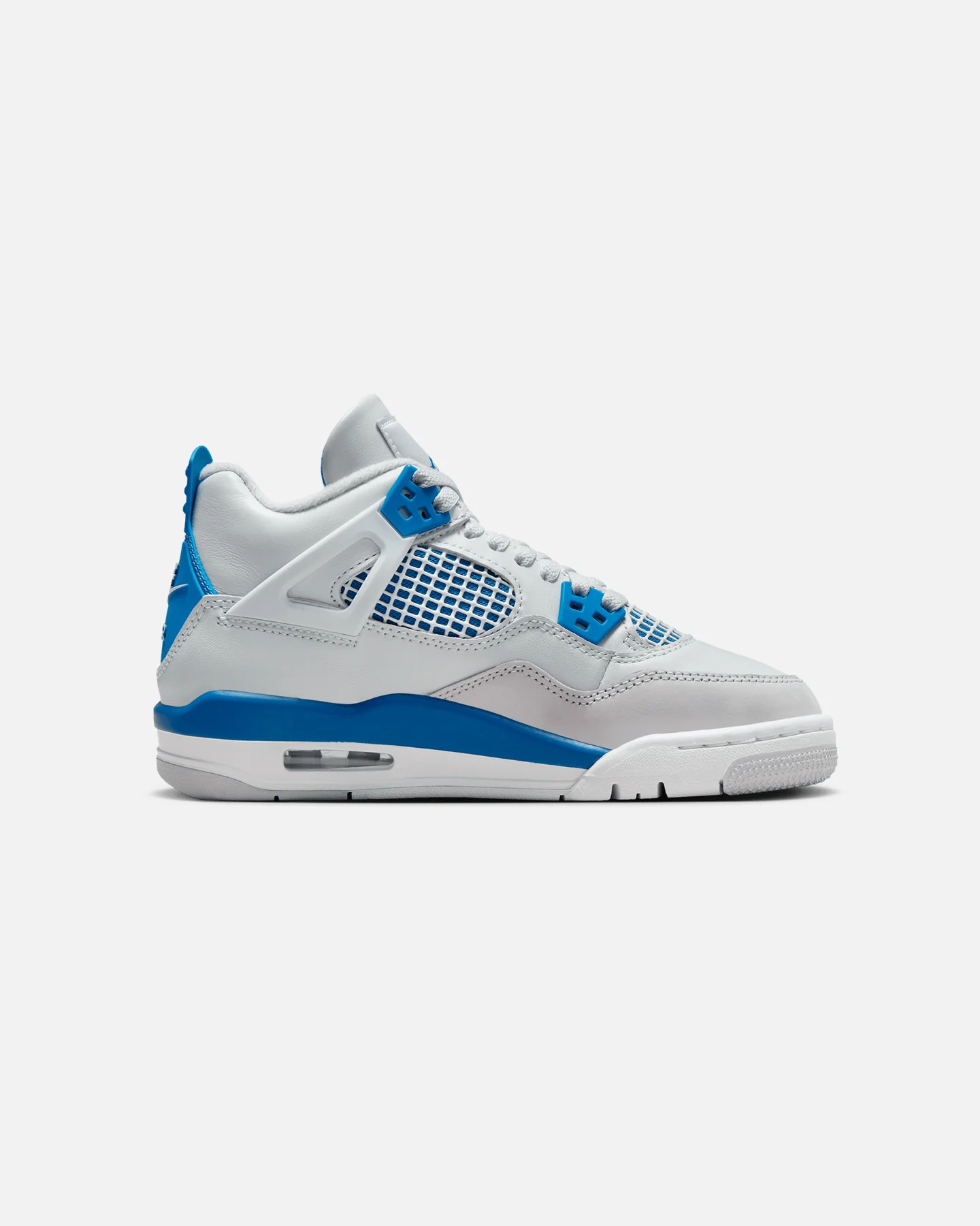 Jordan Kids' Air Jordan 4 Retro (GS) "Industrial Blue" Off White/Industrial Blue - Image 4