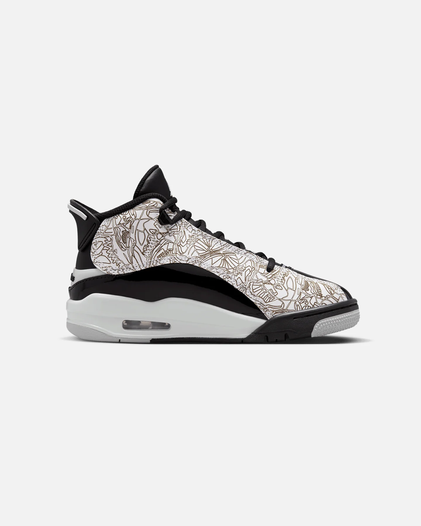Jordan Kids' Air Jordan Dub Zero (GS) White/Black - Image 4
