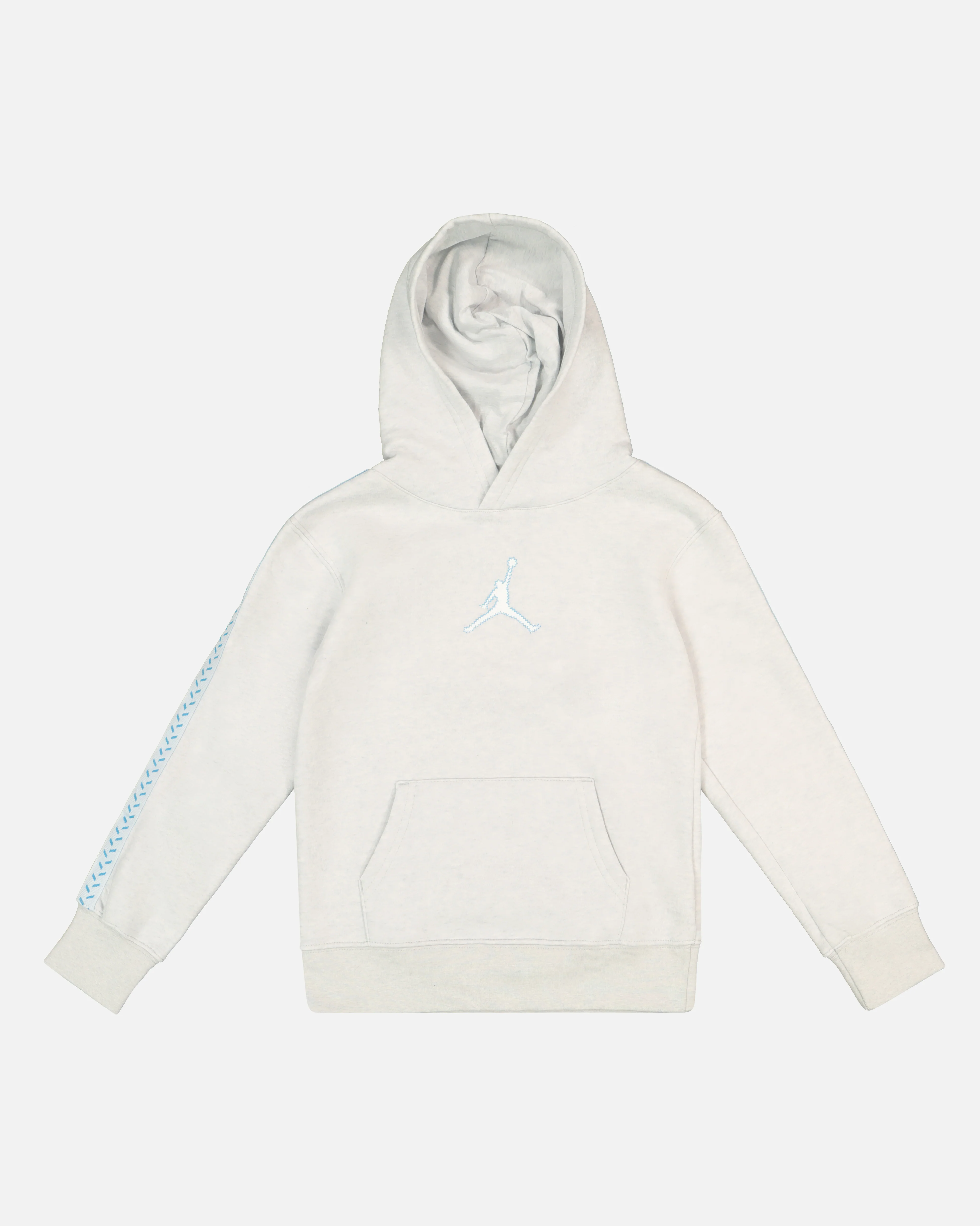Jordan Kids' Flight MVP Fleece Pullover Hoodie Pure Platinum - Image 4