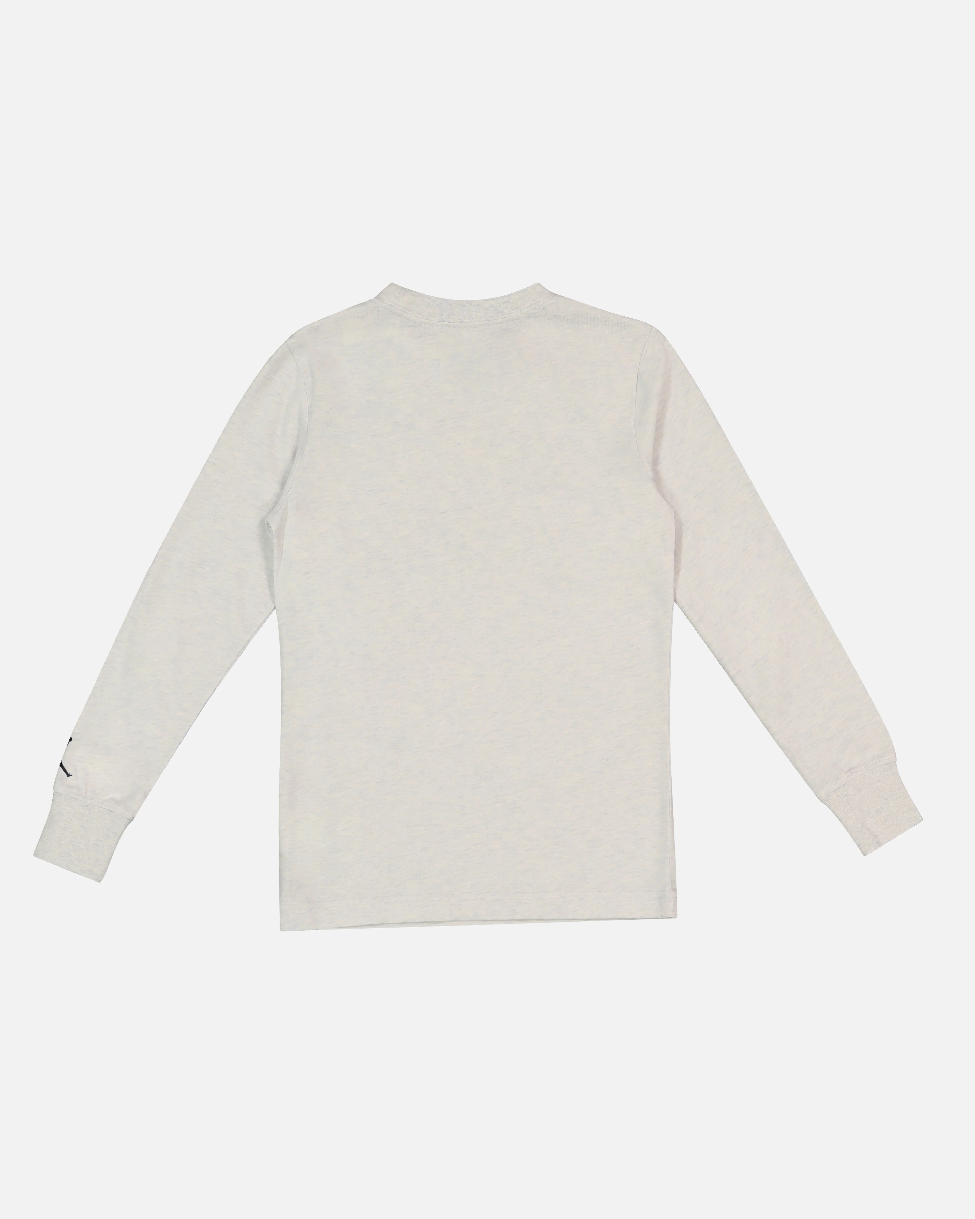 Jordan Kids' Major League Jordan Script Long Sleeve T-Shirt Pure Platinum Heather Grey - Image 3