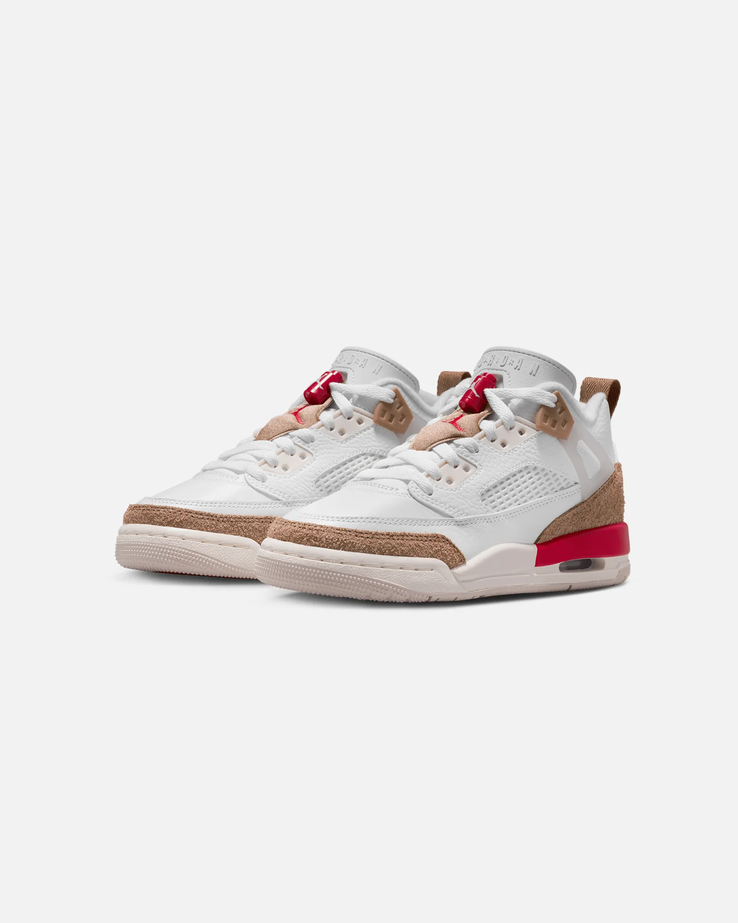 Jordan Kids' Spizike Low (GS) White/Fire-Red - Image 2