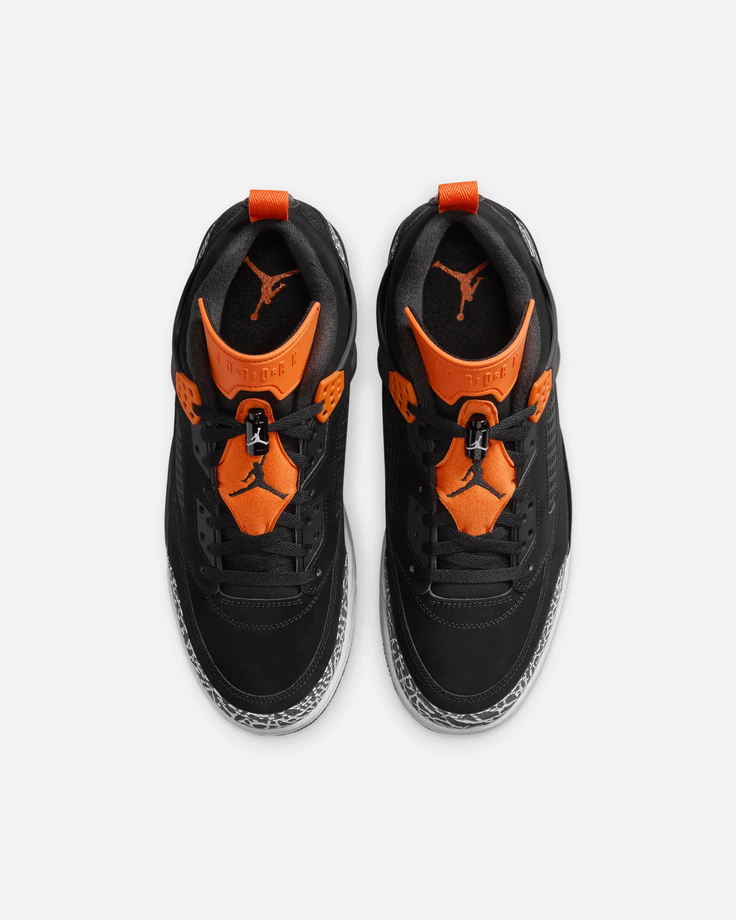 Jordan Spizike Low Black/Black-Starfish/White - Image 7