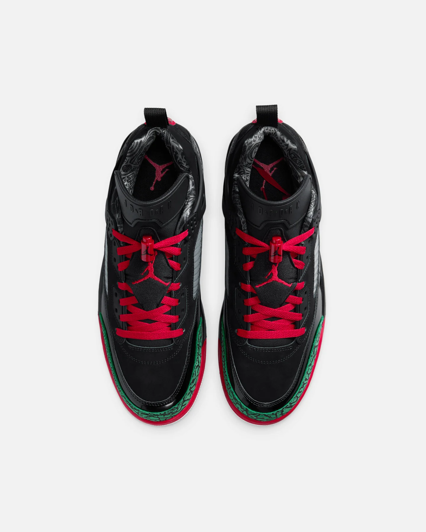 Jordan Spizike Low "Black/Red" Black/Varsity Red - Image 7
