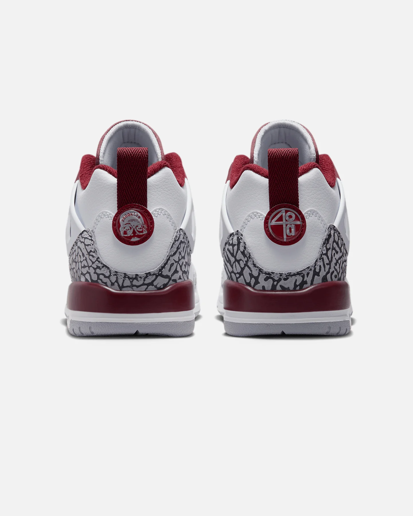 Jordan Kids' Spizike Low (GS) White/Team Red - Image 3