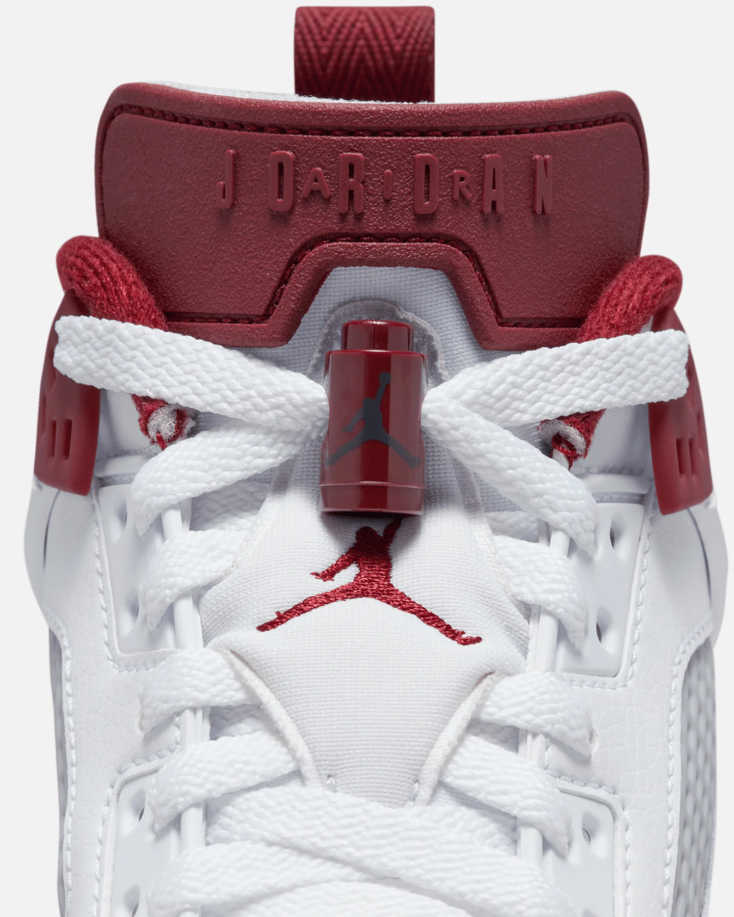 Jordan Kids' Spizike Low (GS) White/Team Red - Image 9