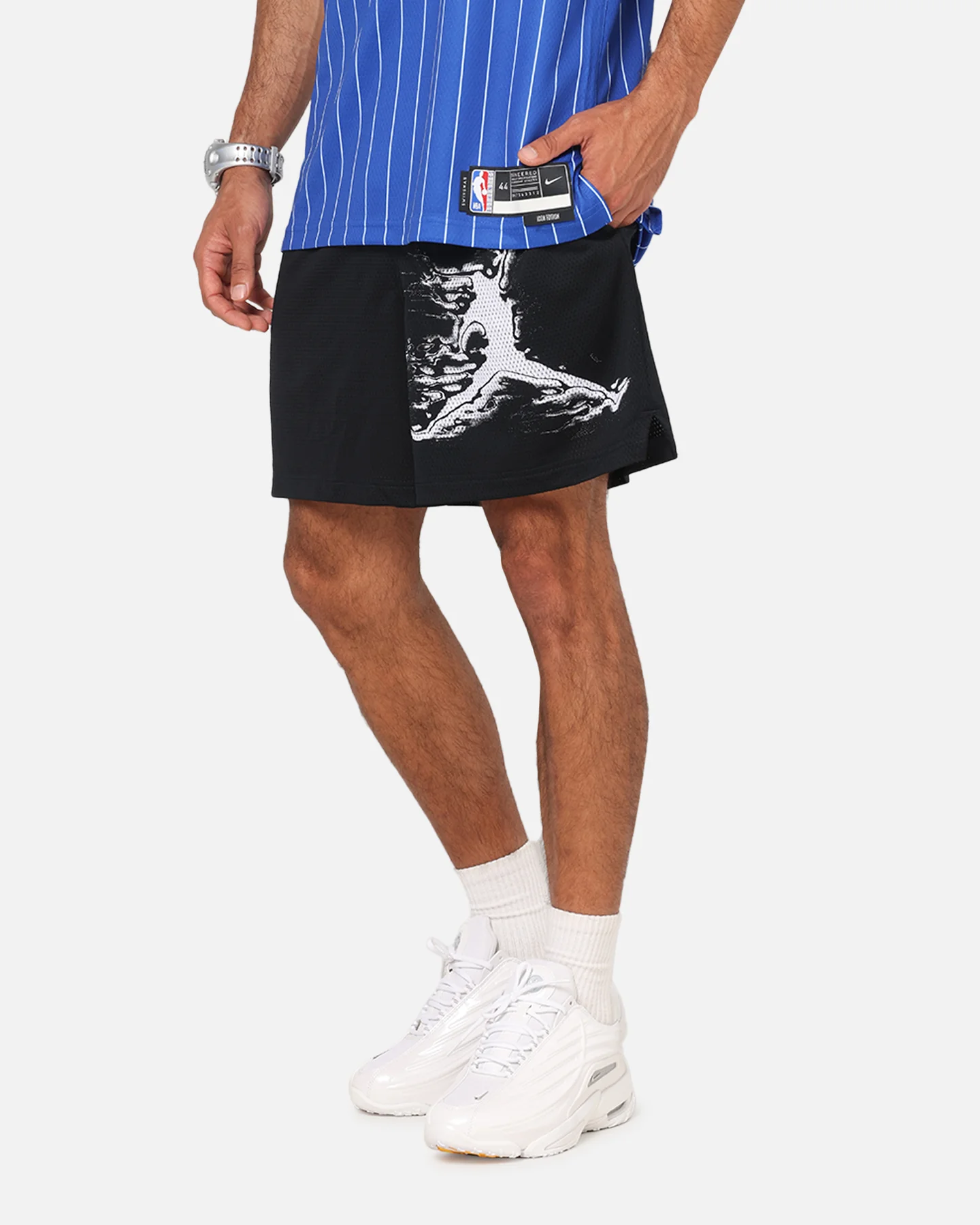 Jordan Sport Dri-FIT Graphic Shorts Black - Image 5