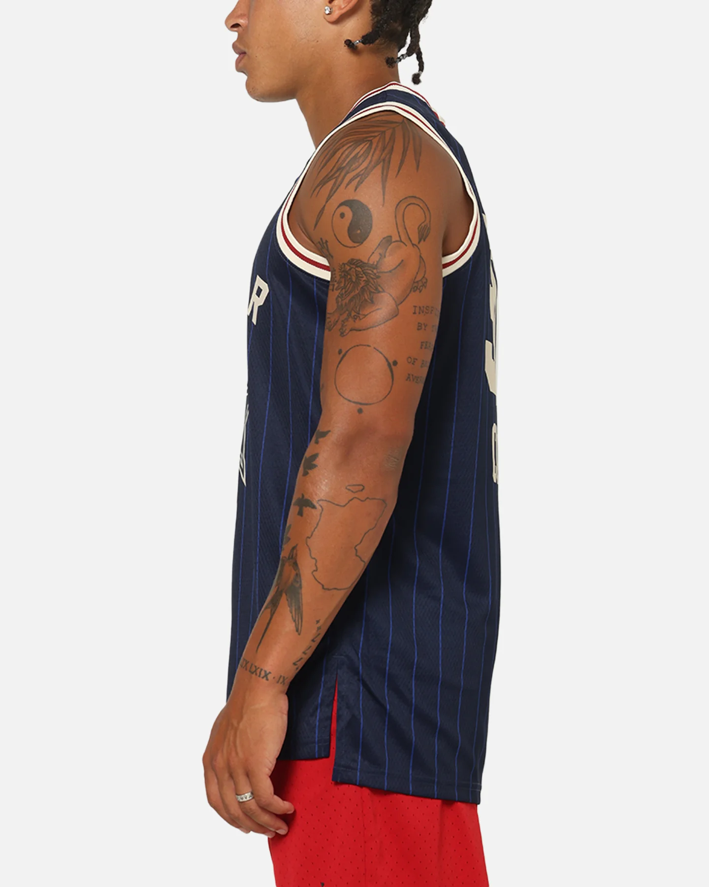 Jordan Stephen Curry All-Star 73rd Anniversary Swingman Jersey Navy - Image 7