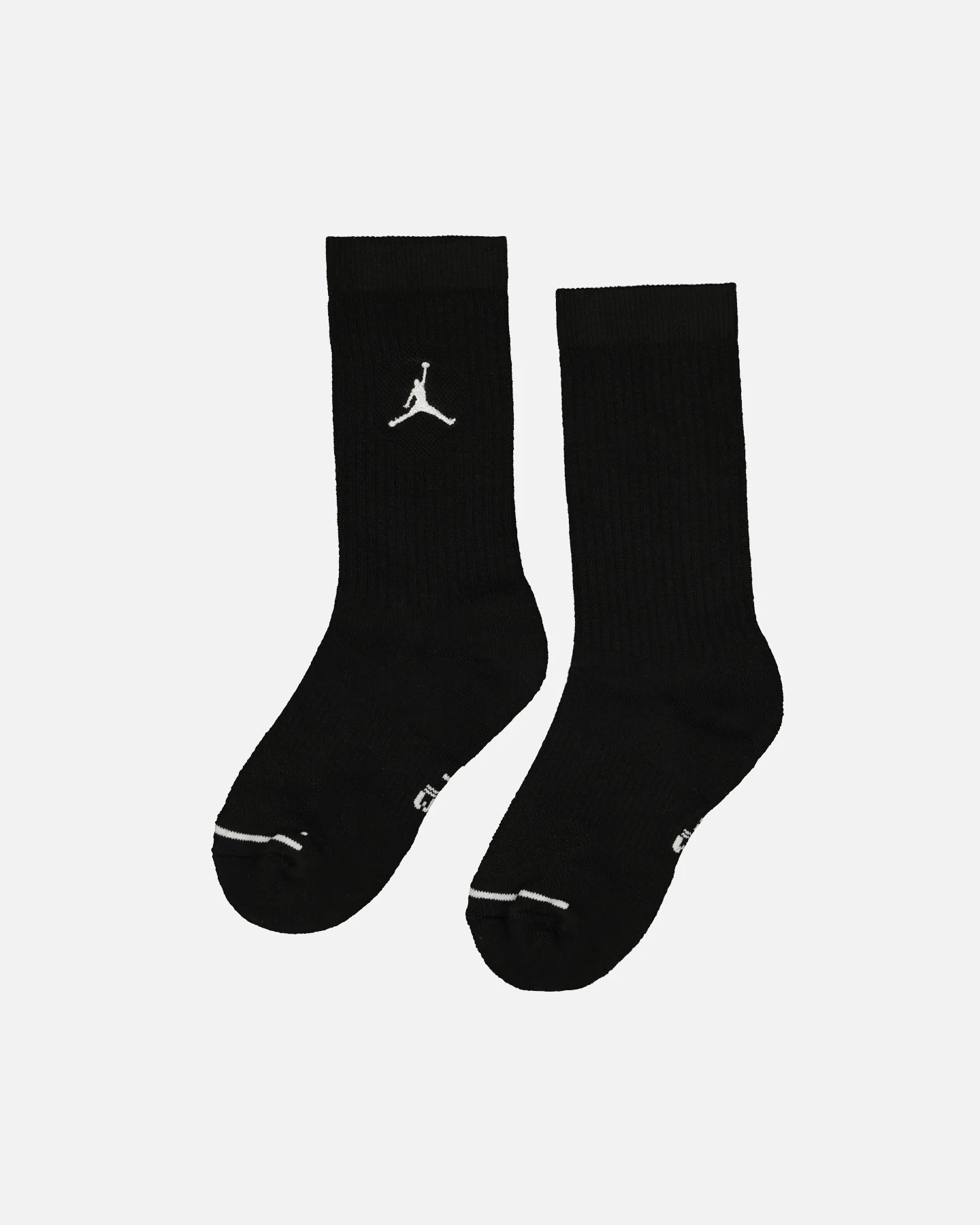 Jordan U J Everyday Cush Poly Crew Socks 3 Pack Black/White - Image 3