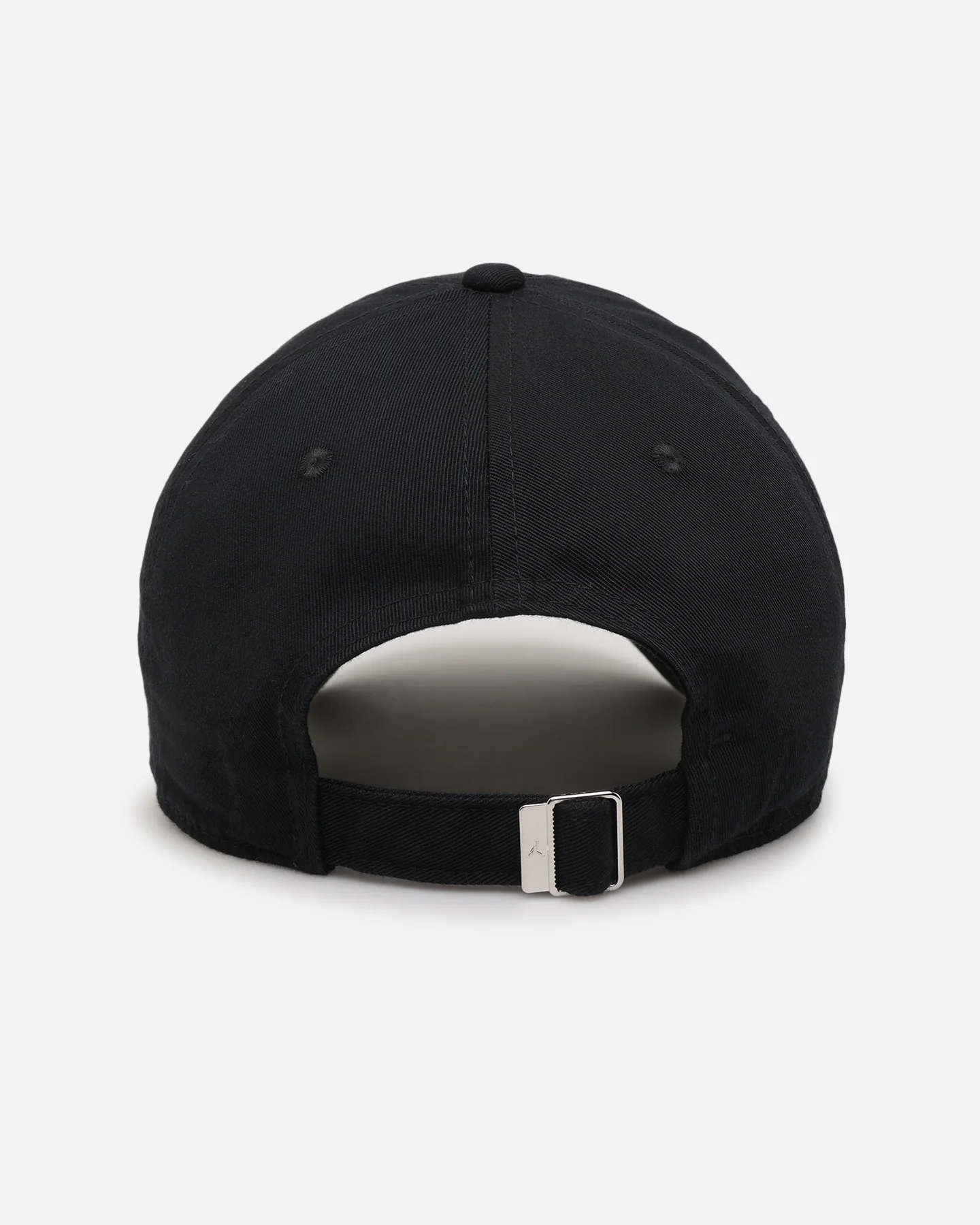 Jordan Unstructured Curved Bill Strapback Hat Black/White - Image 2
