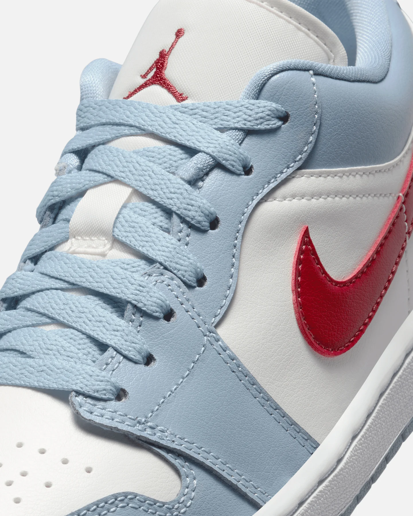 Jordan Women's Air Jordan 1 Low Sail/Dune Red - Image 6