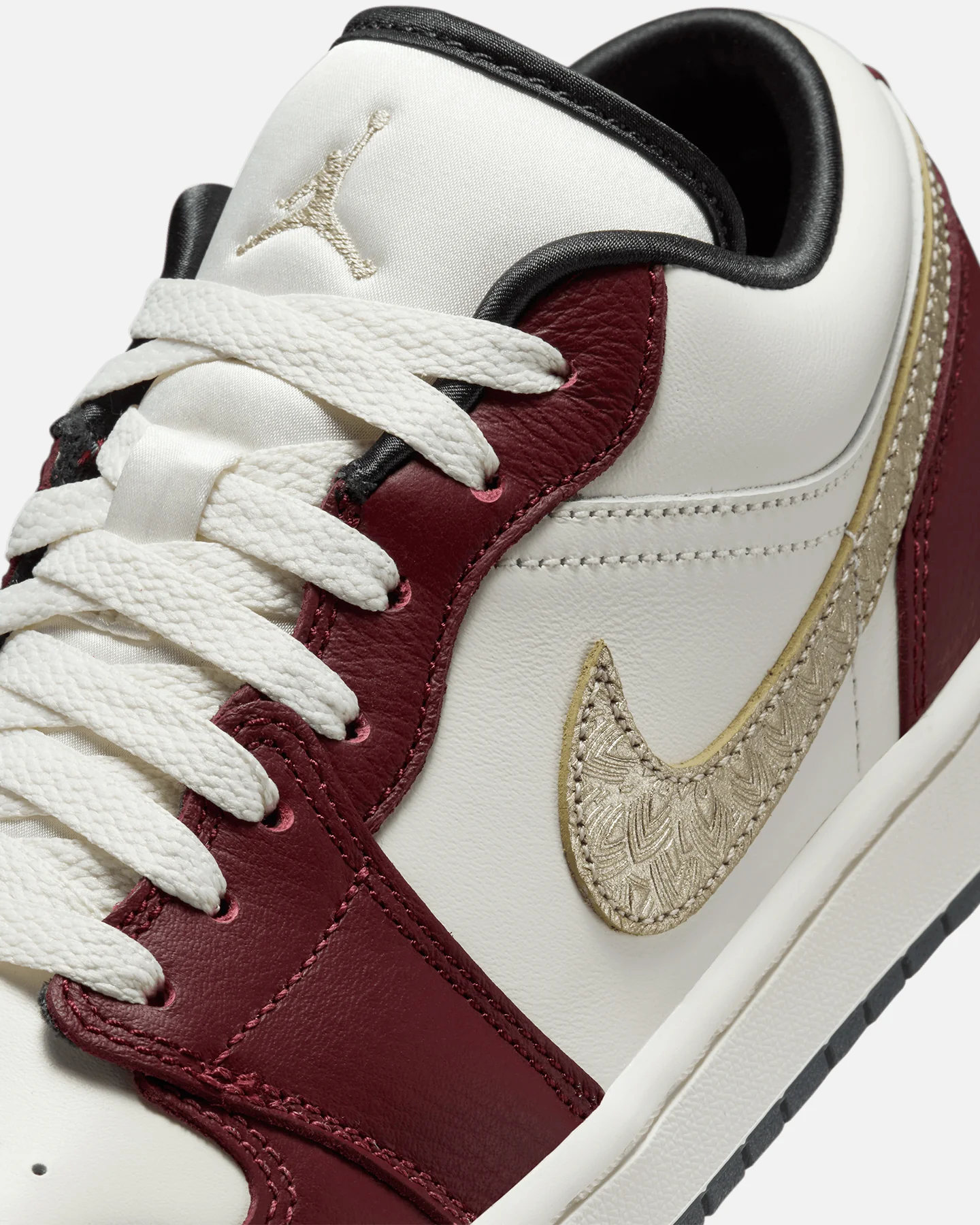 Jordan Women's Air Jordan 1 Low SE "Year Of The Dragon" Sail/Metallic Gold - Image 6
