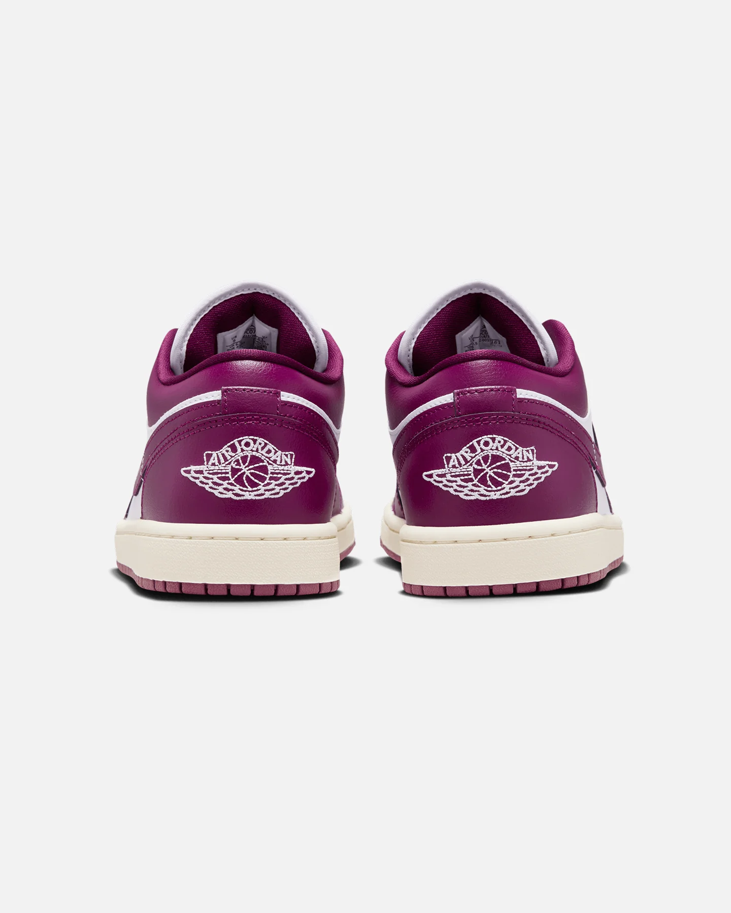 Jordan Women's Air Jordan 1 Low "Fireberry" White/Bordeaux - Image 3
