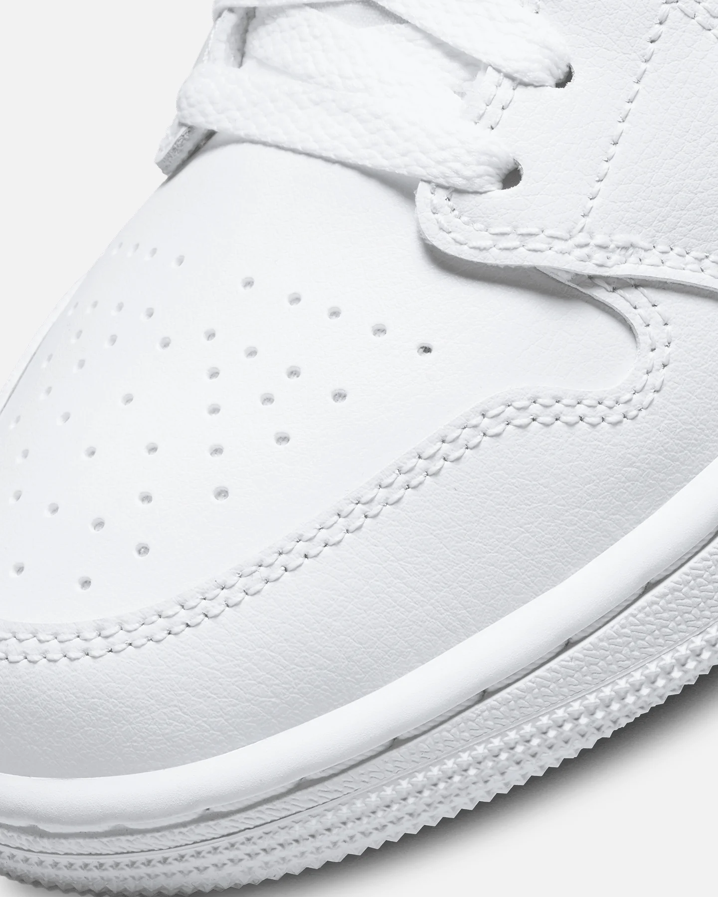 Jordan Women's Air Jordan 1 Mid 365 White/White - Image 6