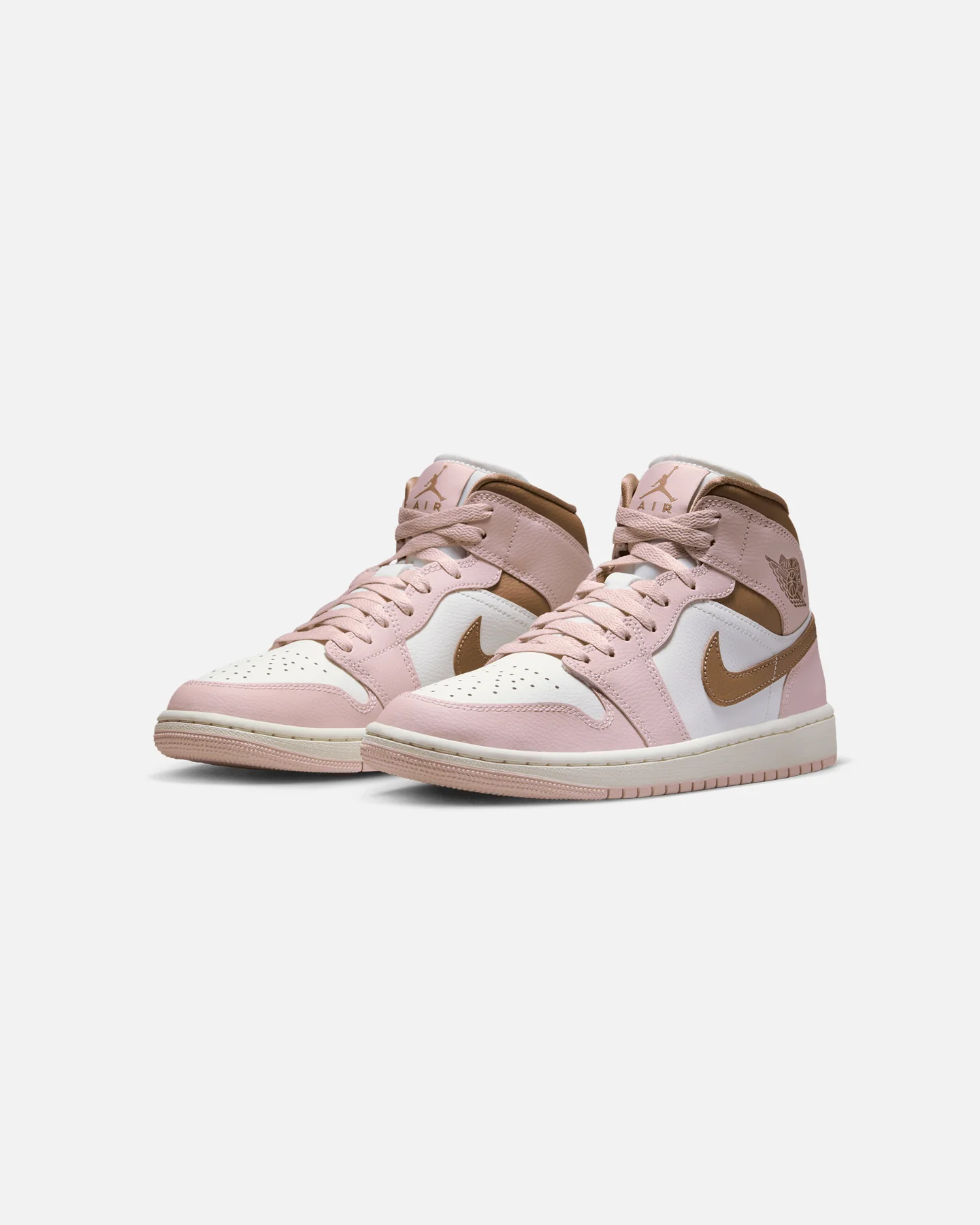 Jordan Women's Air Jordan 1 Mid "Neapolitan" Pink Oxford/Archaeo Brown - Image 2