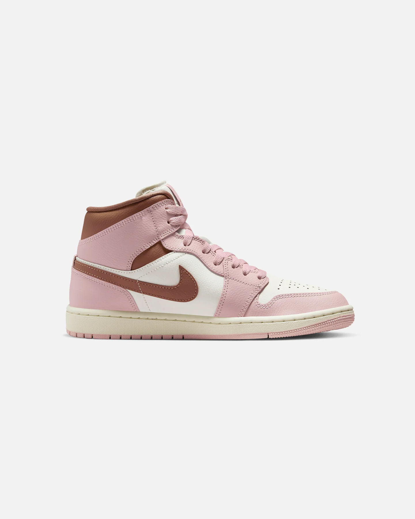 Jordan Women's Air Jordan 1 Mid "Neapolitan" Pink Oxford/Archaeo Brown - Image 4
