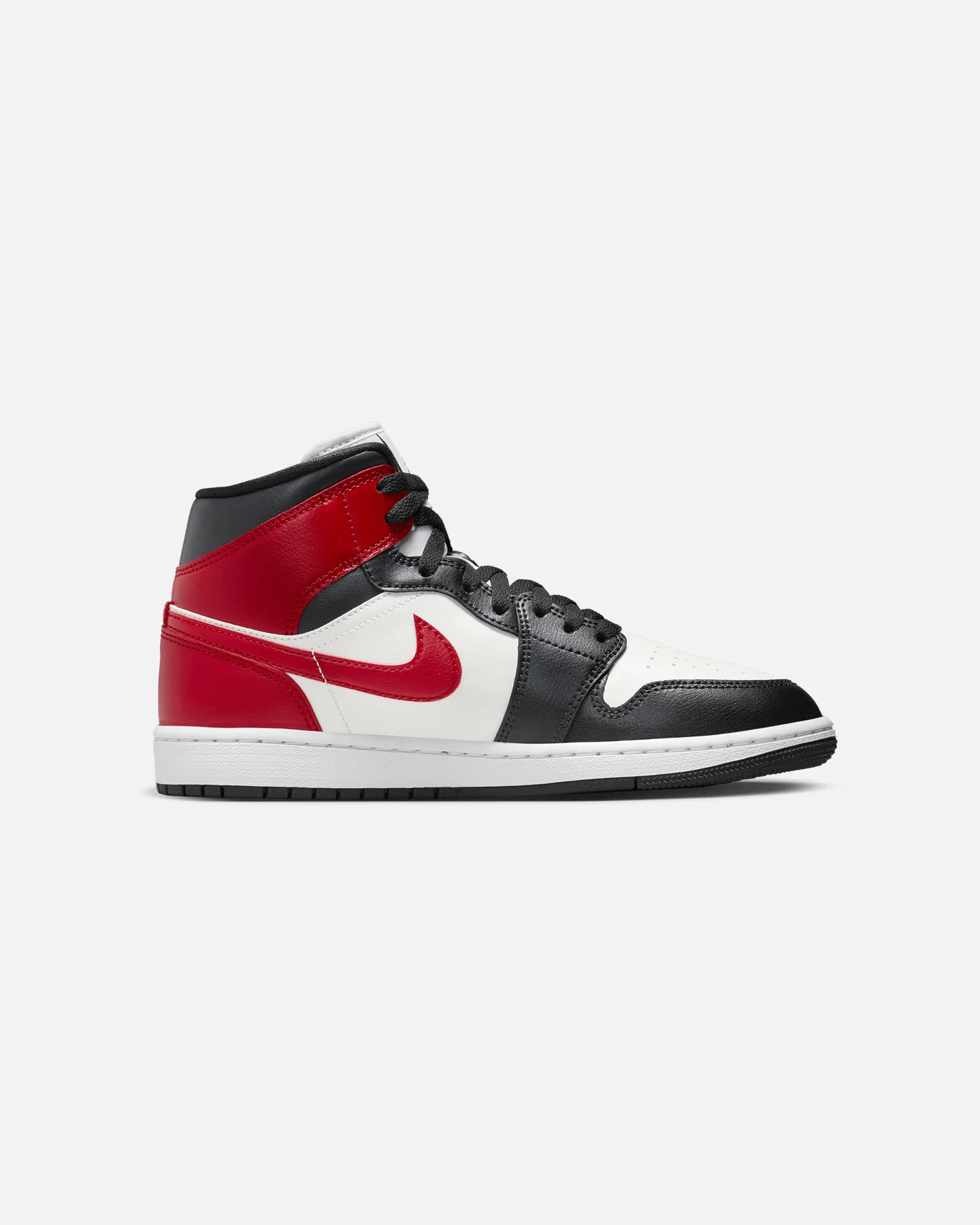 Jordan Women's Air Jordan 1 Mid Sail/Gym Red - Image 4
