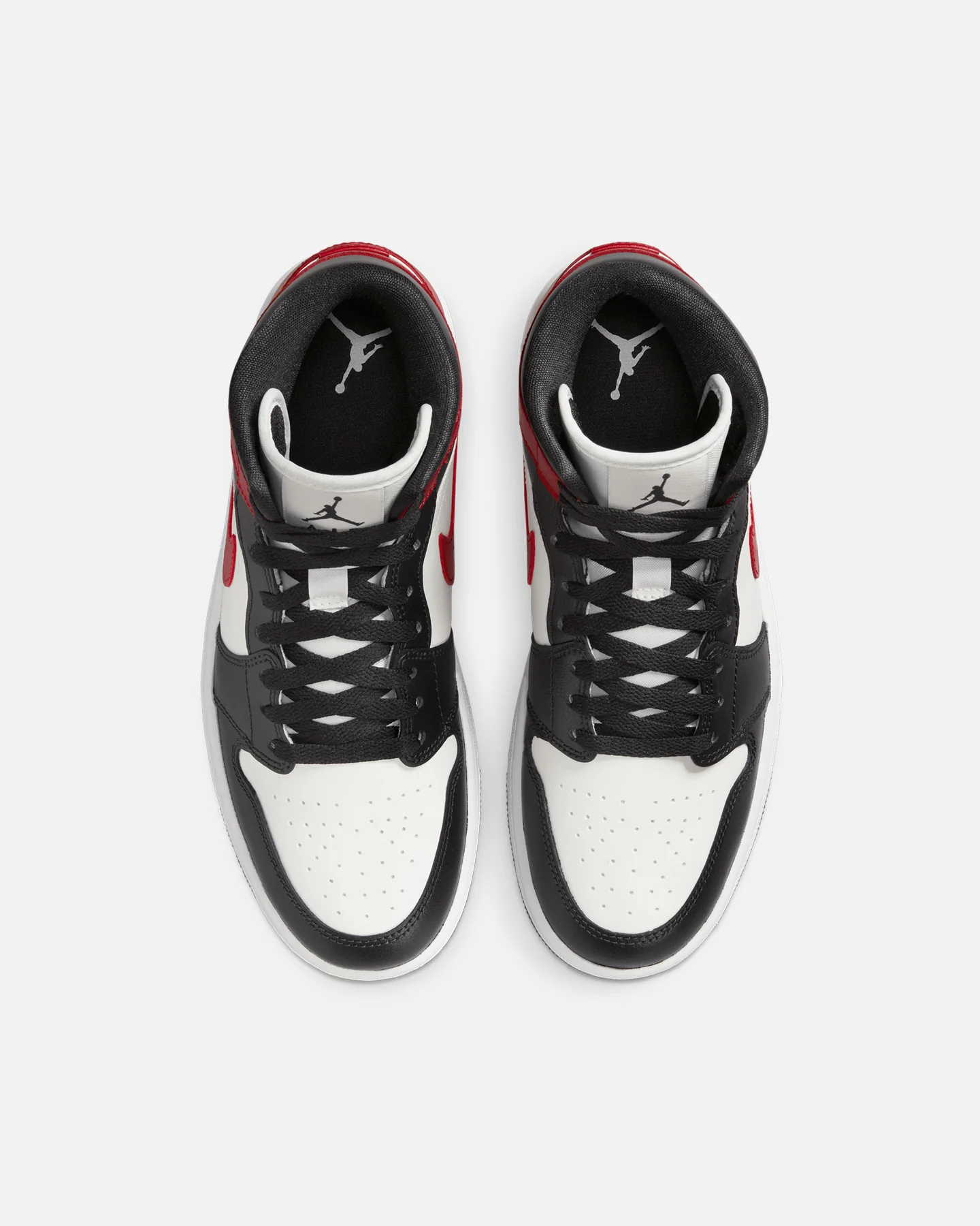 Jordan Women's Air Jordan 1 Mid Sail/Gym Red - Image 7