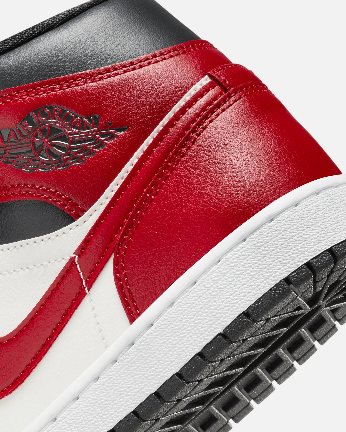 Jordan Women's Air Jordan 1 Mid Sail/Gym Red - Image 8