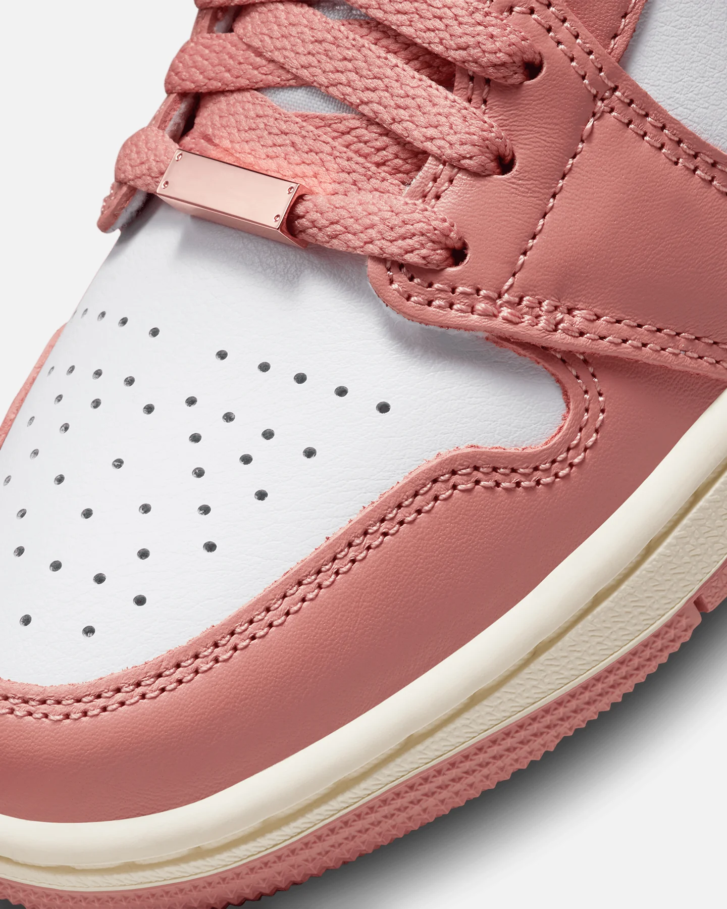 Jordan Women's Air Jordan 1 Mid SE Red Stardust/Metallic Copper - Image 6