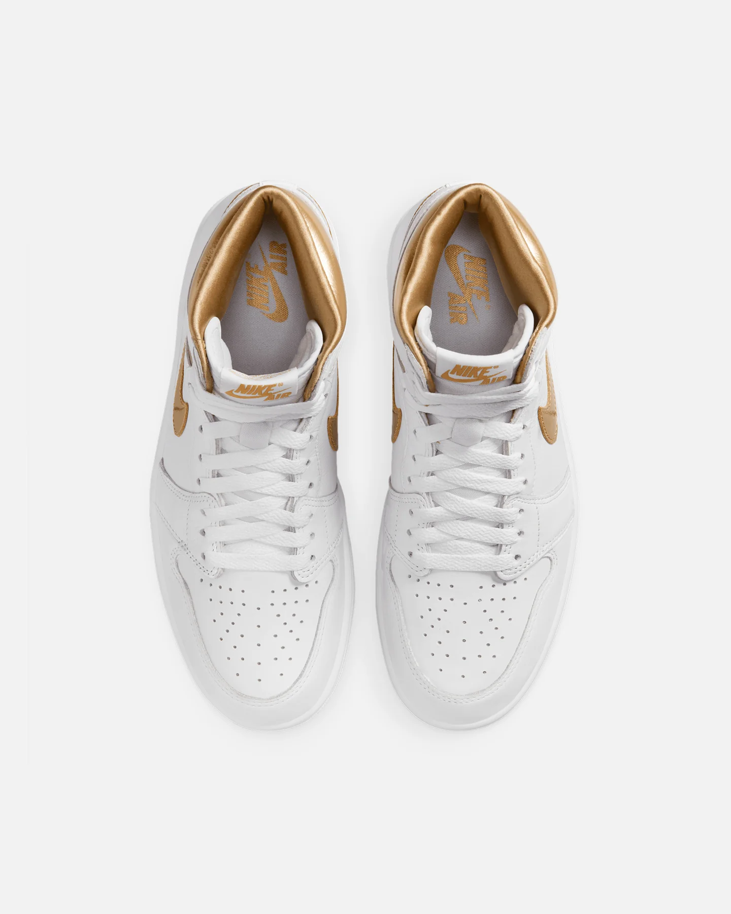 Jordan Women's Air Jordan 1 Retro High OG White/Metallic - Image 7