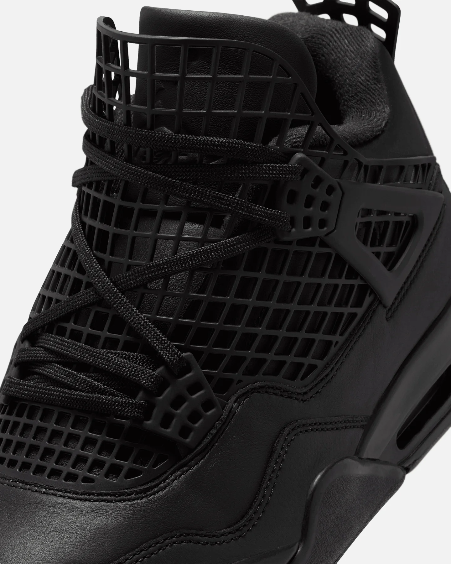 Jordan Women's Air Jordan 4 Net "Black" Black/Black - Image 6