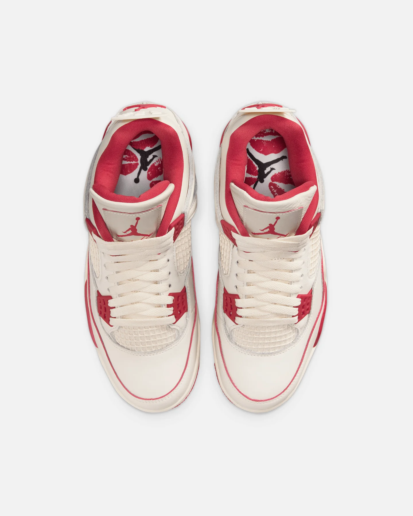 Jordan Women's Air Jordan 4 Retro "Pale Ivory and Tough Red" Pale Ivory - Image 7