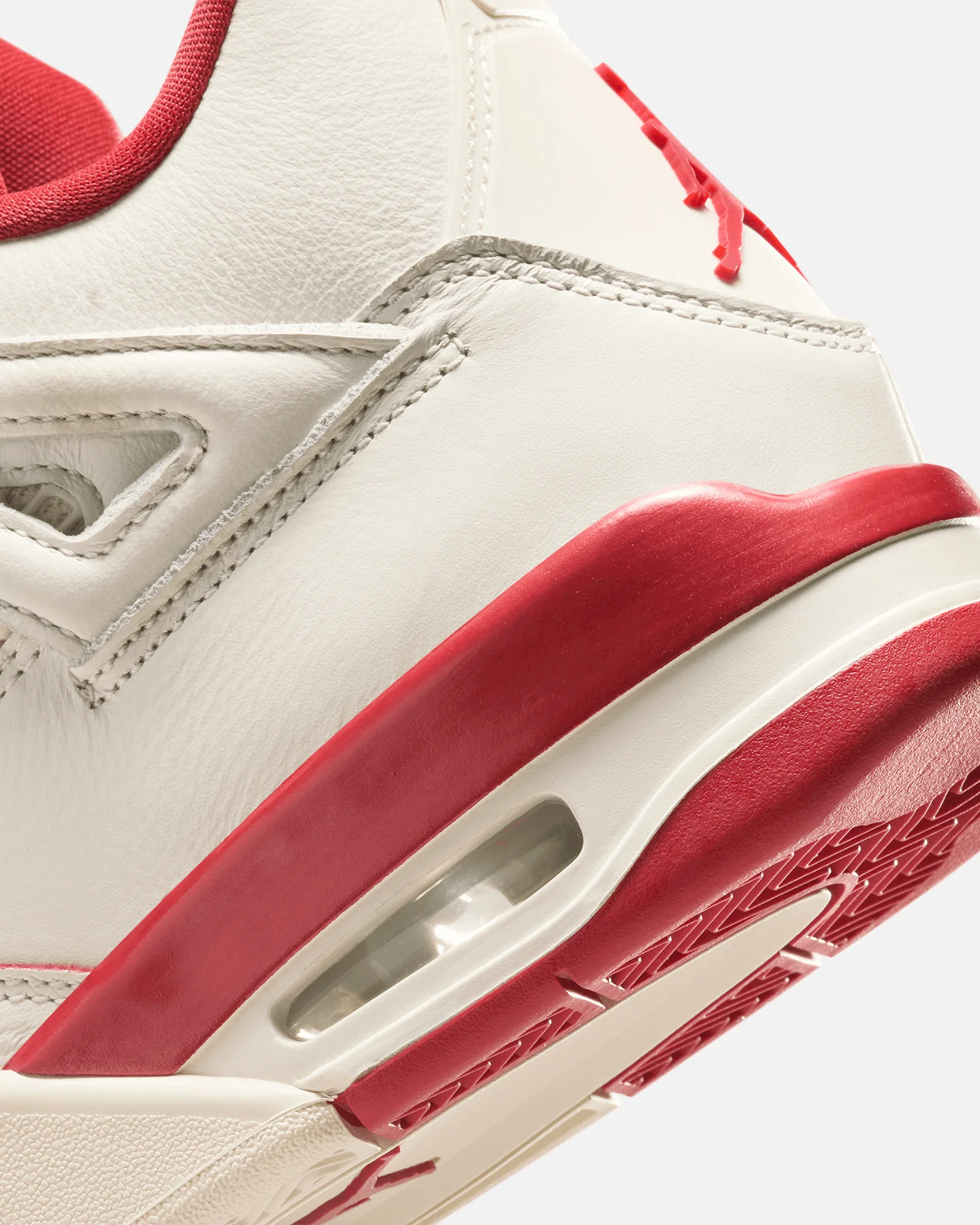 Jordan Women's Air Jordan 4 Retro "Pale Ivory and Tough Red" Pale Ivory - Image 8