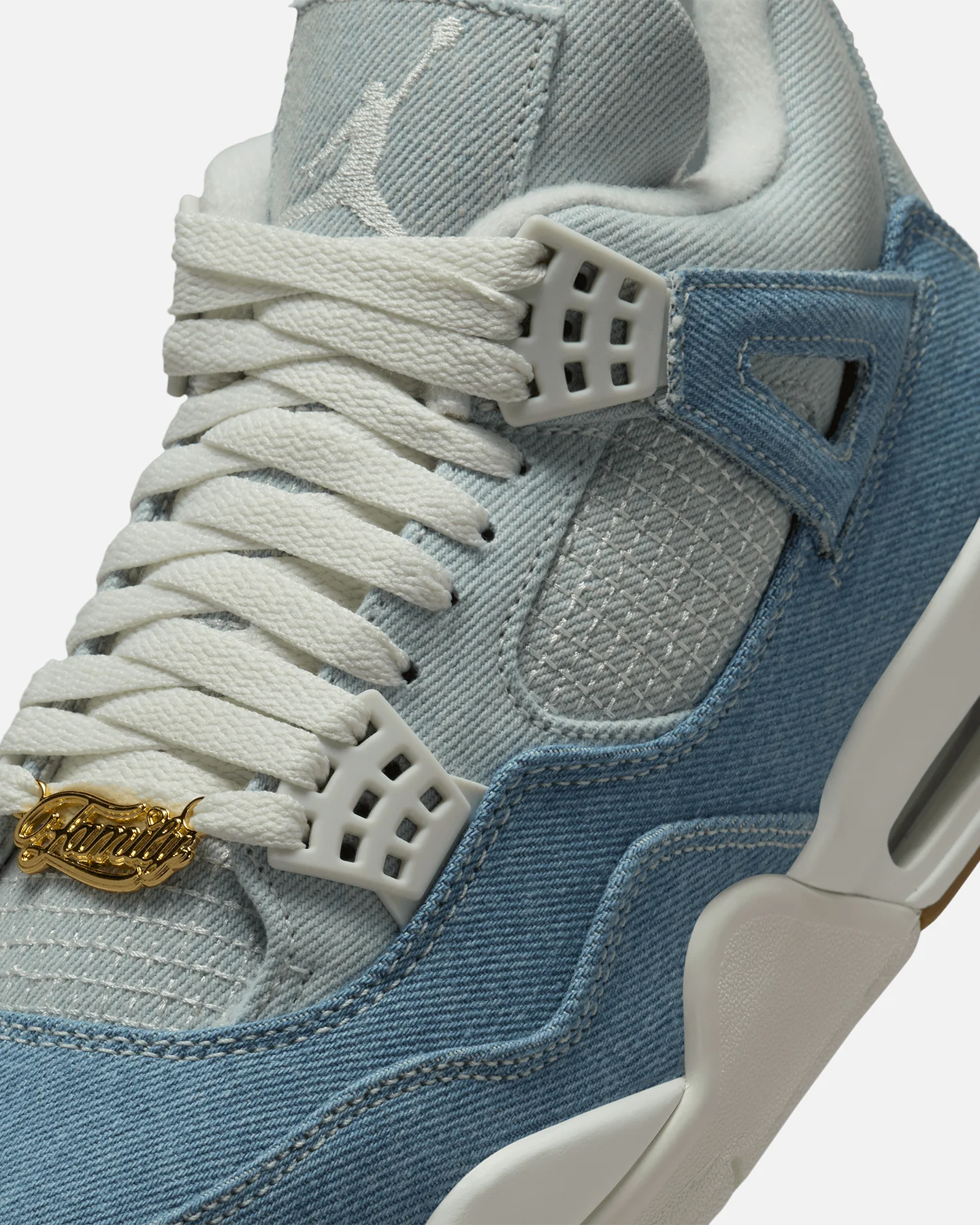 Jordan Women's Air Jordan 4 Retro "Worn Blue Denim" Sail - Image 6