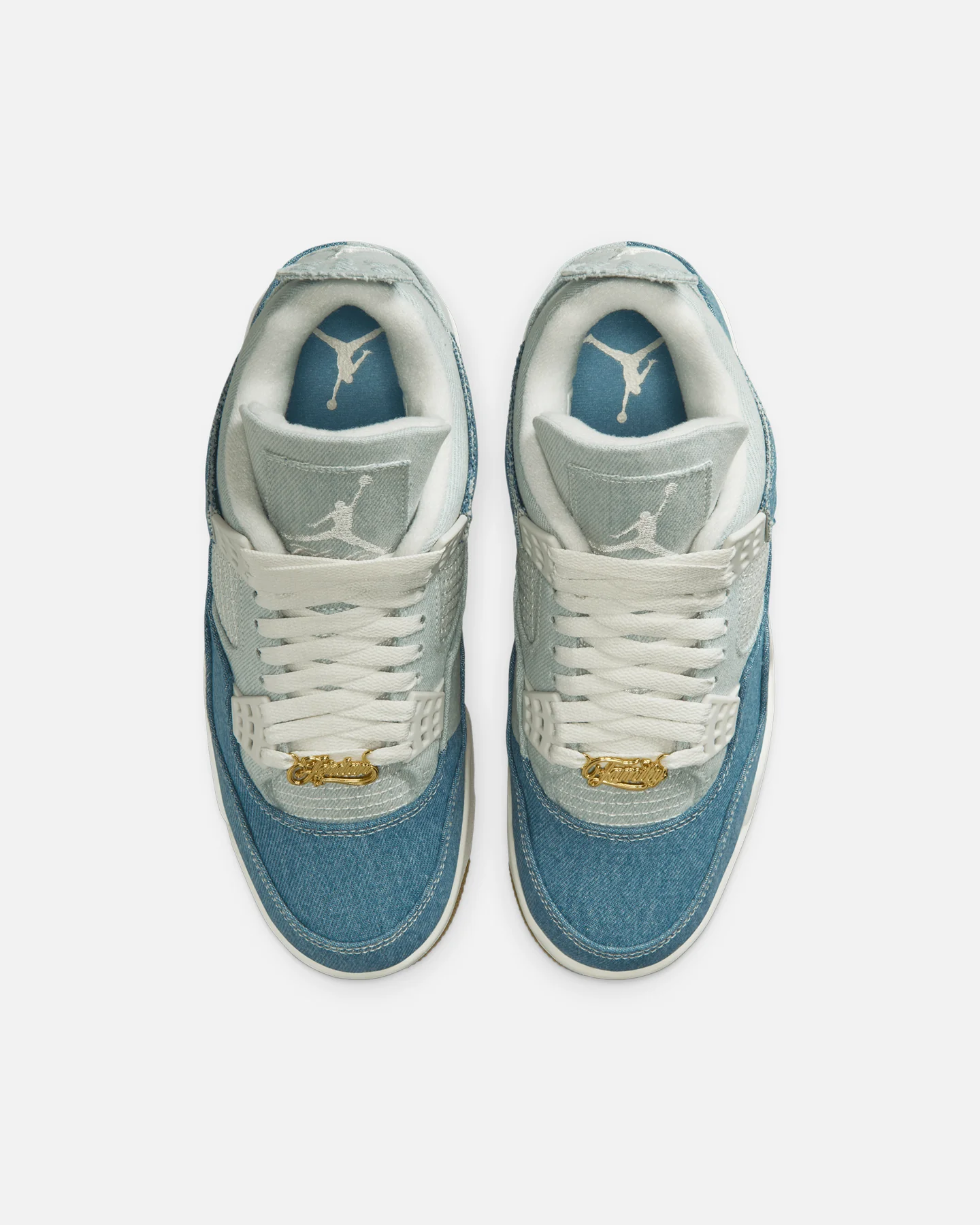 Jordan Women's Air Jordan 4 Retro "Worn Blue Denim" Sail - Image 7