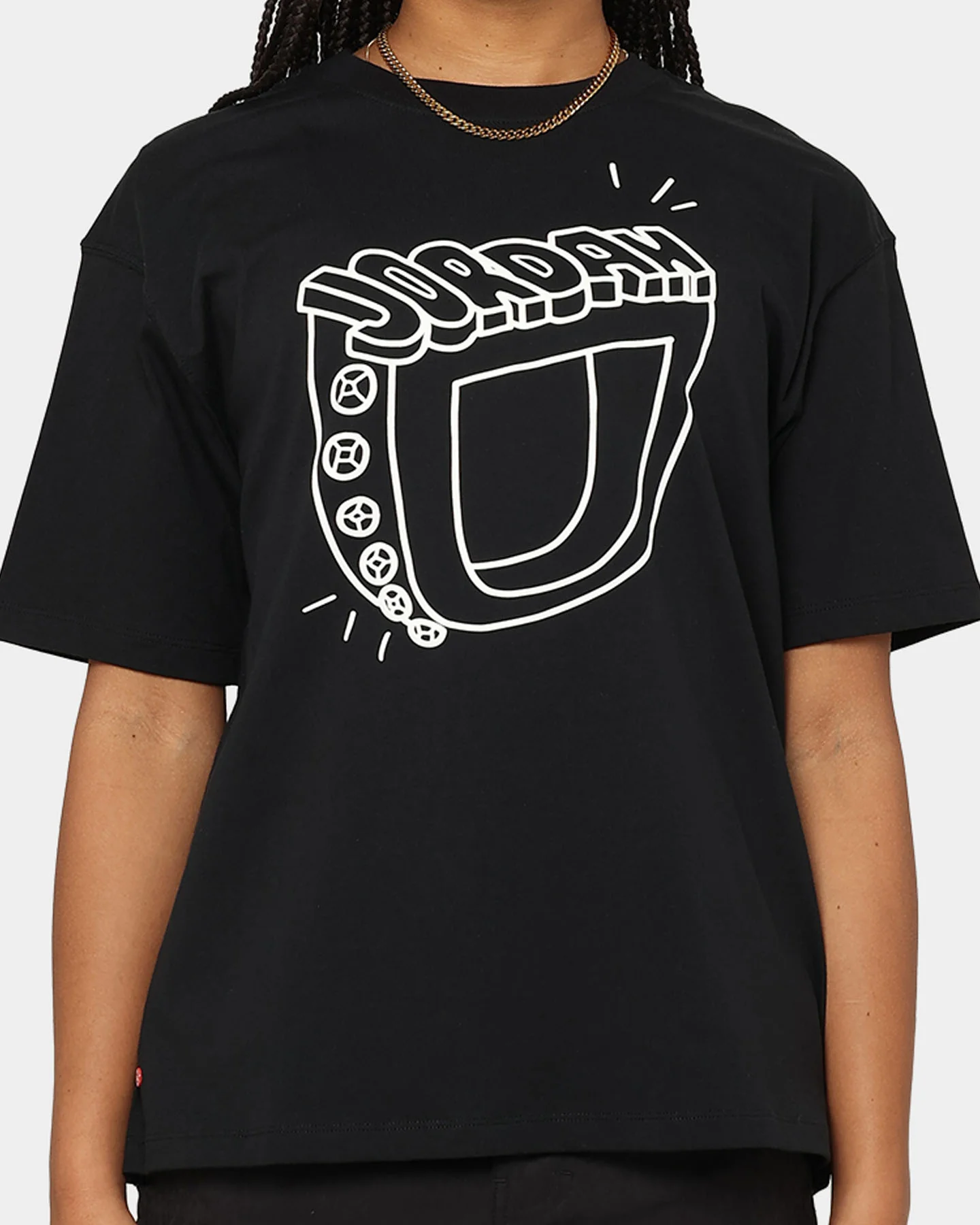 Jordan Women's Artist Series Graphic T-Shirt Black - Image 3