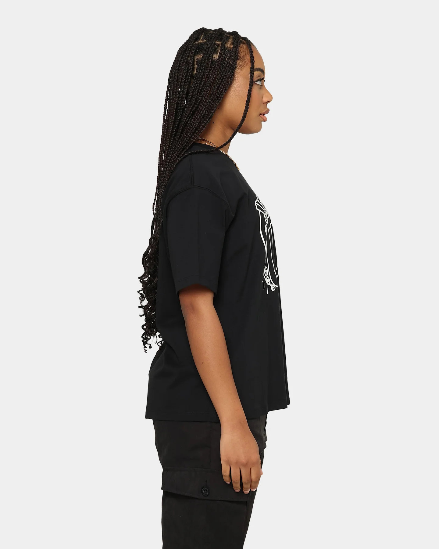 Jordan Women's Artist Series Graphic T-Shirt Black - Image 5