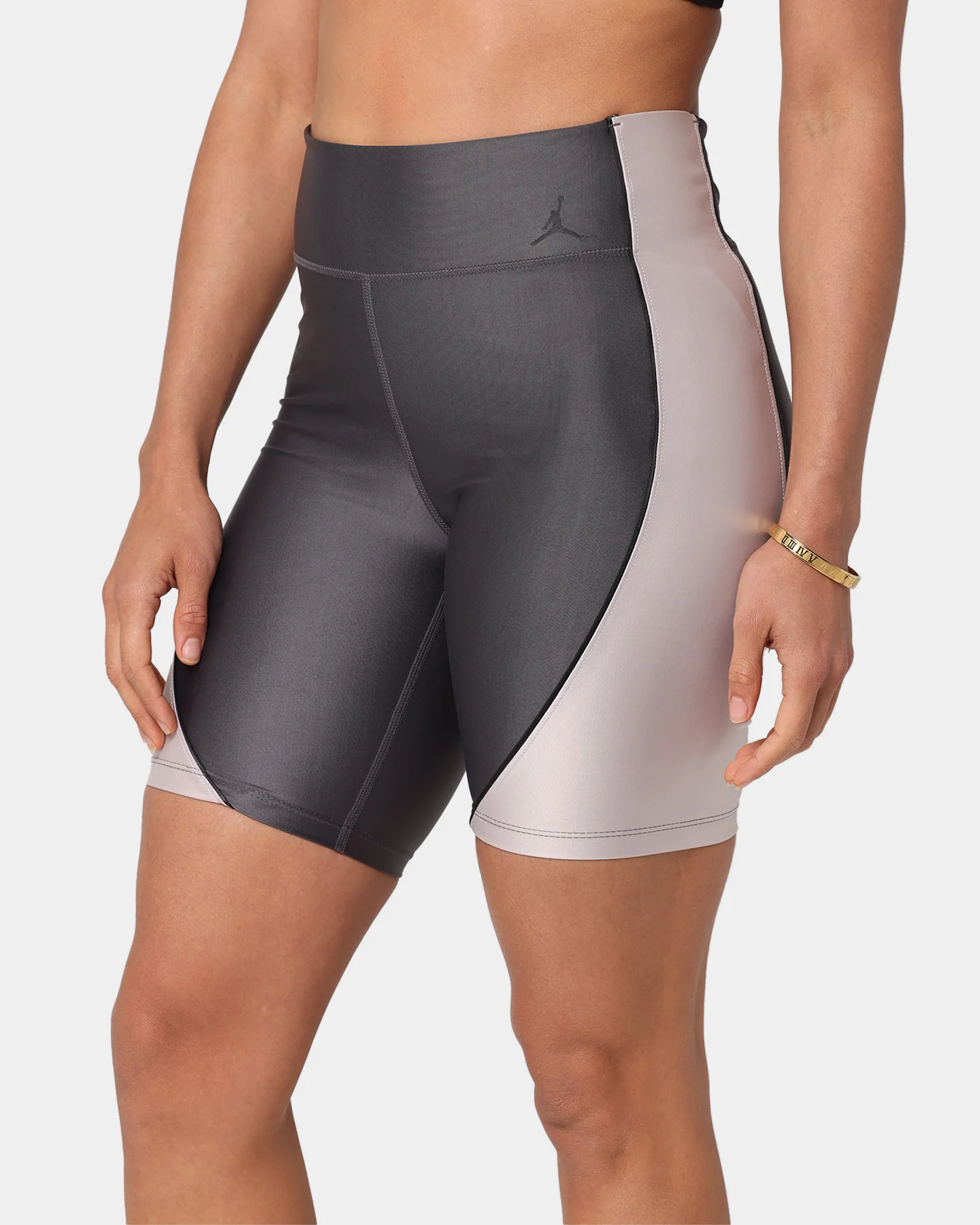 Jordan Women's Essential Bike Shorts Thunder Grey/Moon Particle - Image 8