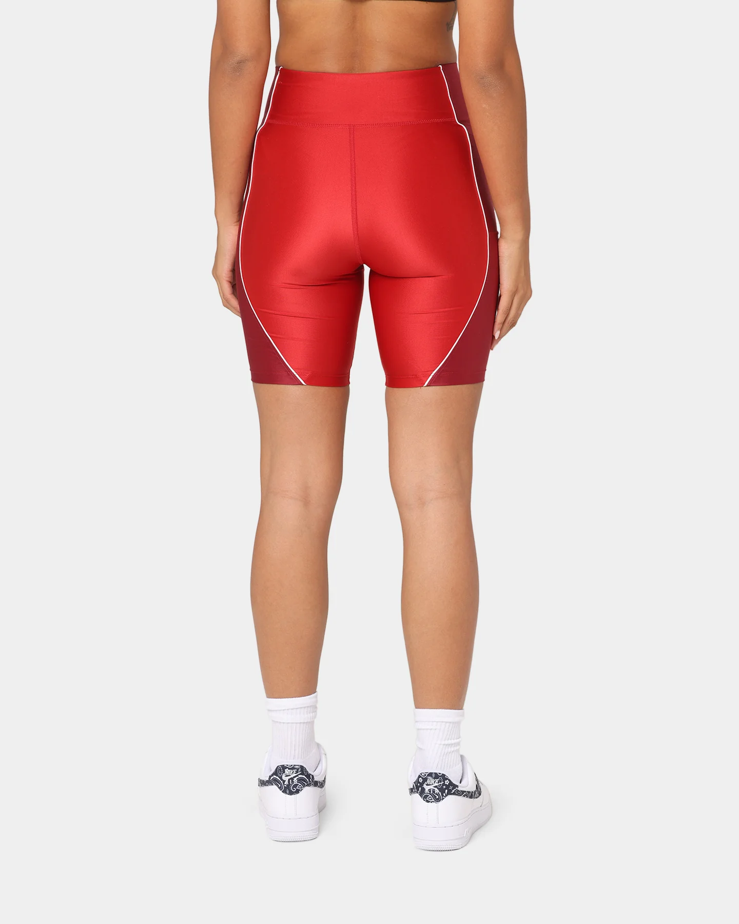 Jordan Women's Essentials Mid-Rise Bike Shorts Varsity Red - Image 4