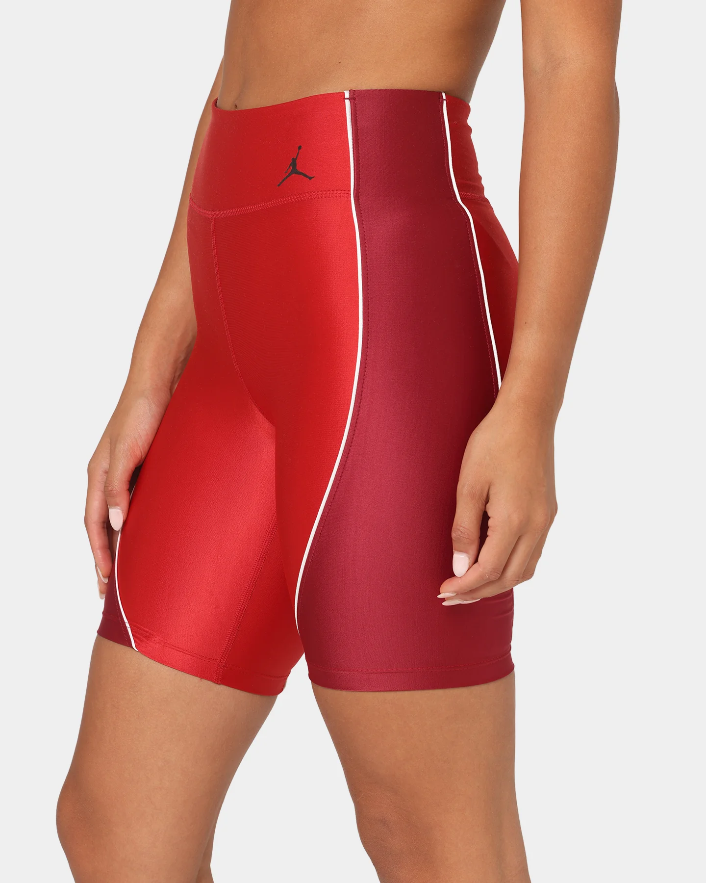 Jordan Women's Essentials Mid-Rise Bike Shorts Varsity Red - Image 7