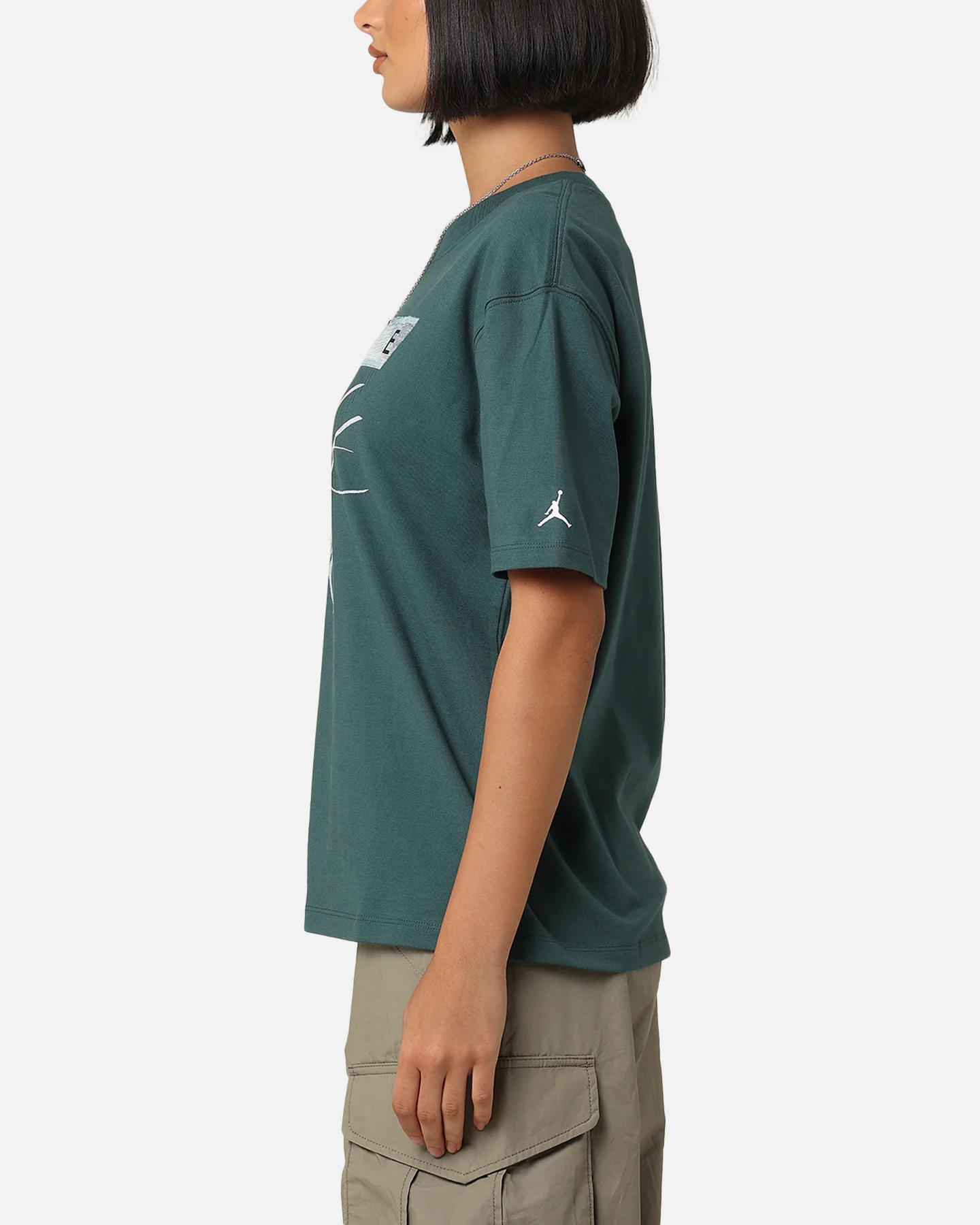 Jordan Women's Jordan Flight Heritage Graphic T-Shirt Oxidized Green - Image 5