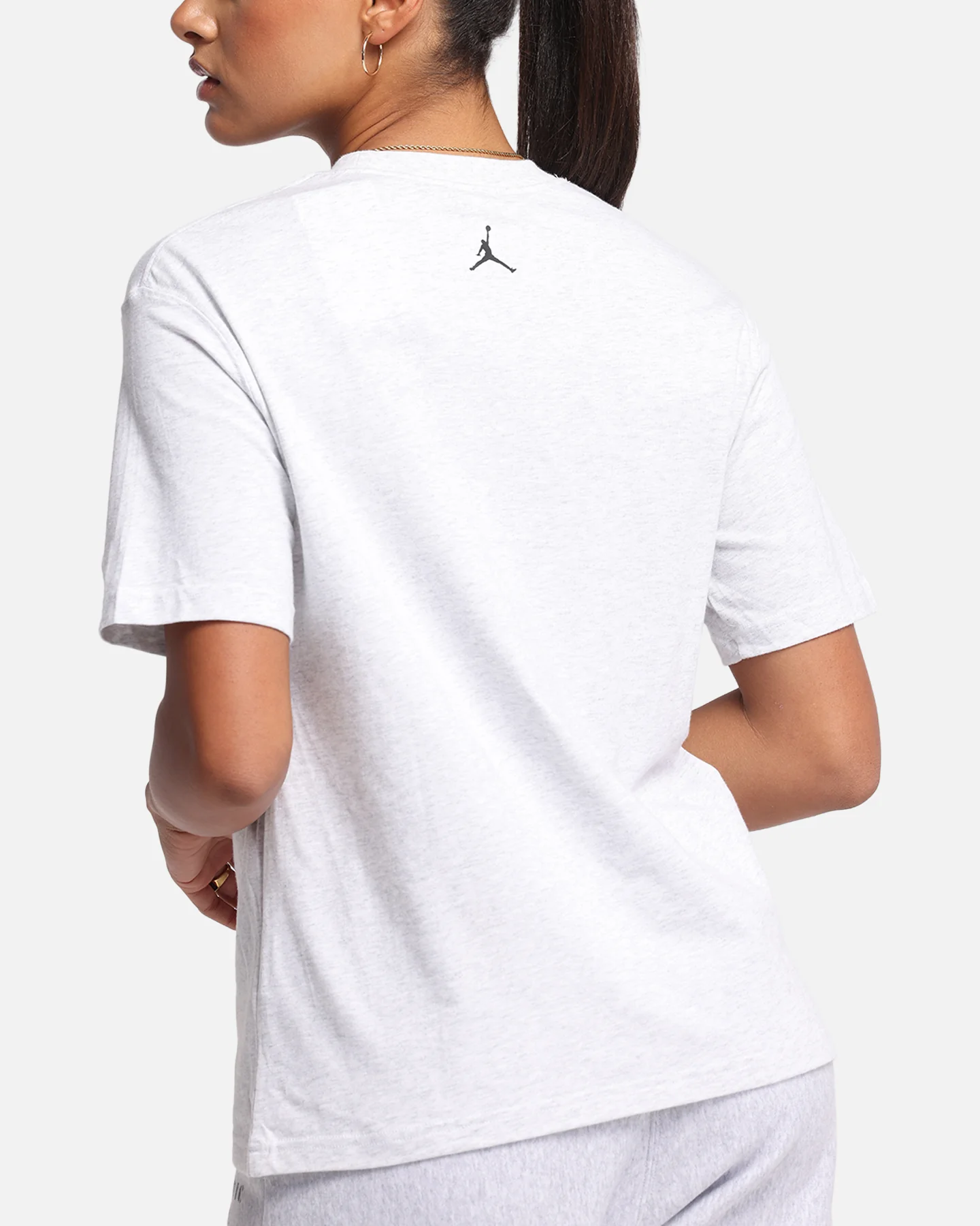 Jordan Women's MVP Graphic T-Shirt Birch Heather - Image 7