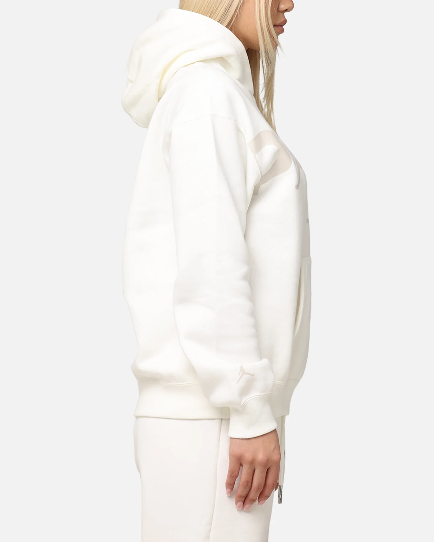 Jordan Women's Paris Saint-Germain Brooklyn Fleece Graphic Pullover Hoodie Sail - Image 4