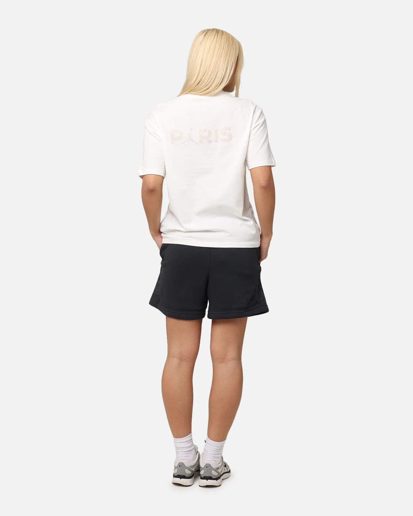 Jordan Women's Paris Saint-Germain Graphic T-Shirt Rust Sail/Pale Ivory - Image 4