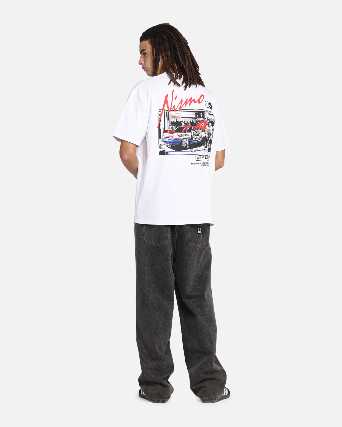 Key Street Bathurst Pits T-Shirt White - Image 3