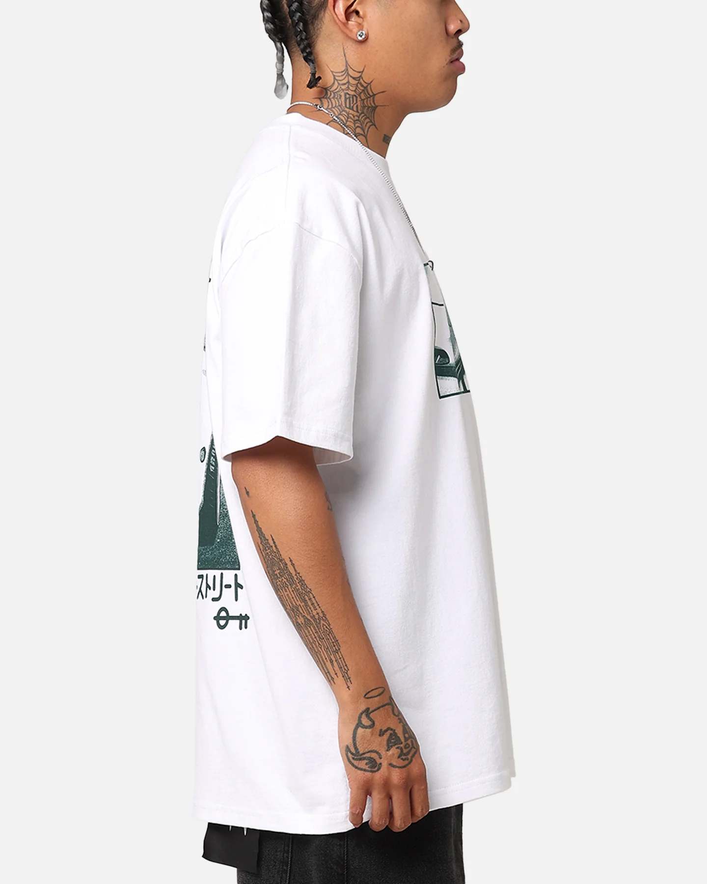 Key Street Halftone Heavy T-Shirt White - Image 5